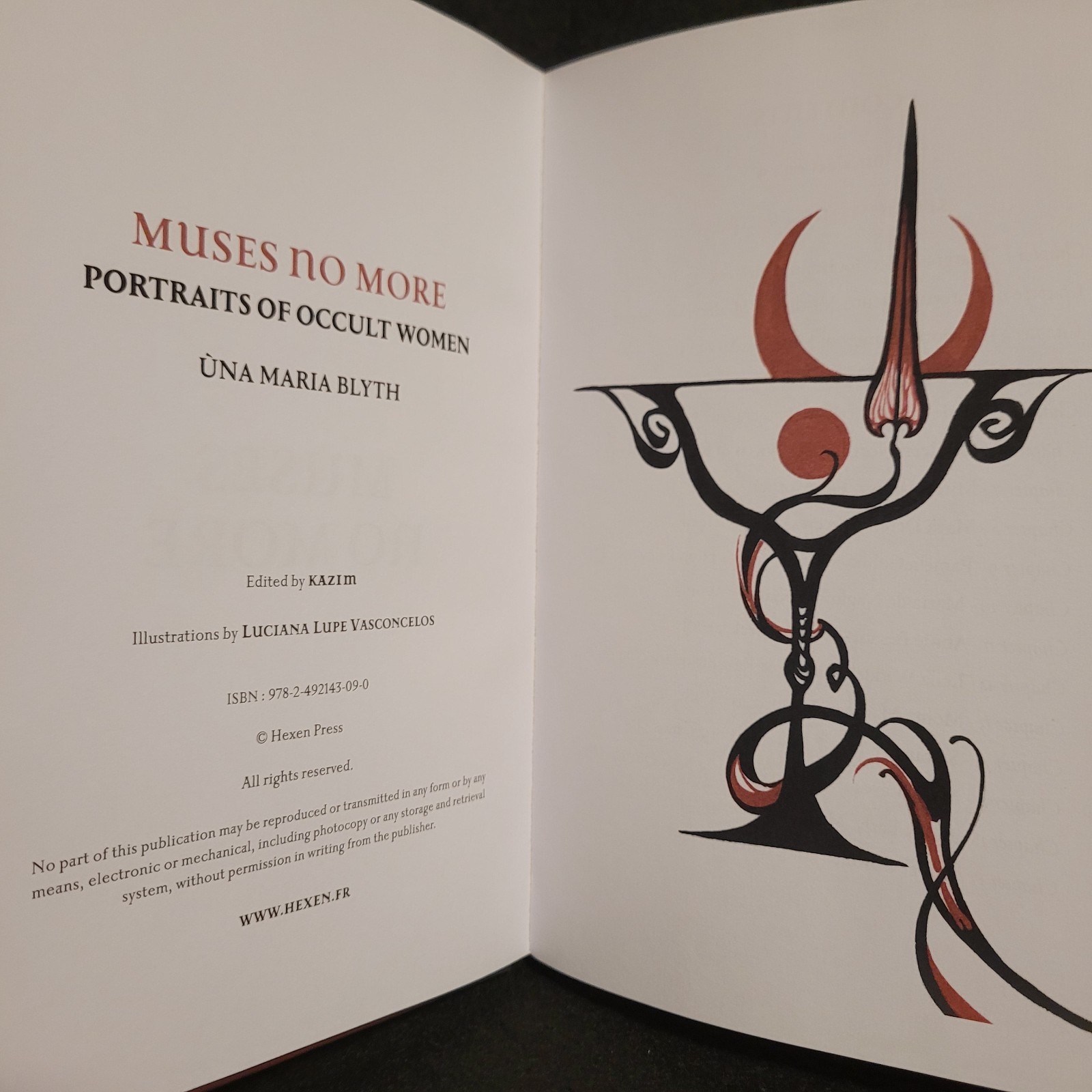 Muses No More: Portraits of Occult Women by Ùna Maria Blyth (Hexen Press, 2024)