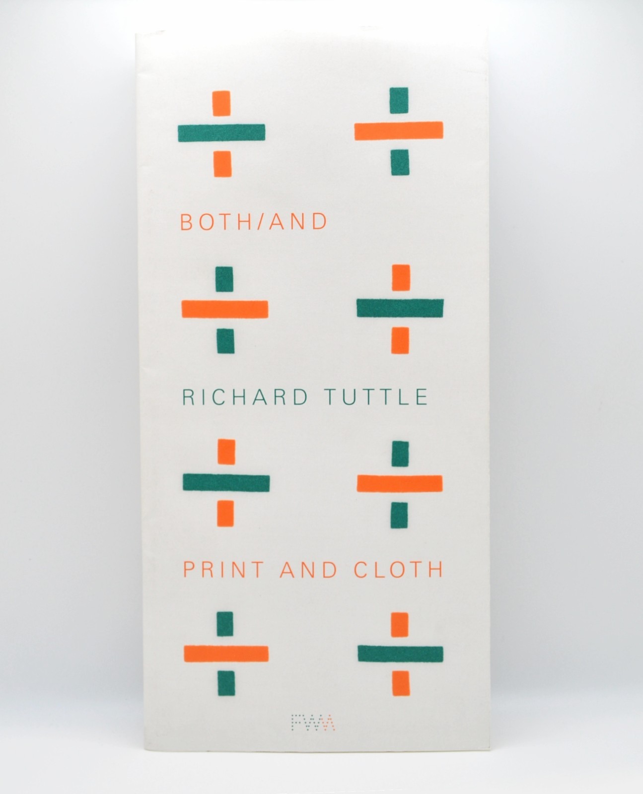 Richard Tuttle, Both/and – Print and Cloth, Exhibition Catalog, Fold-Out Poster