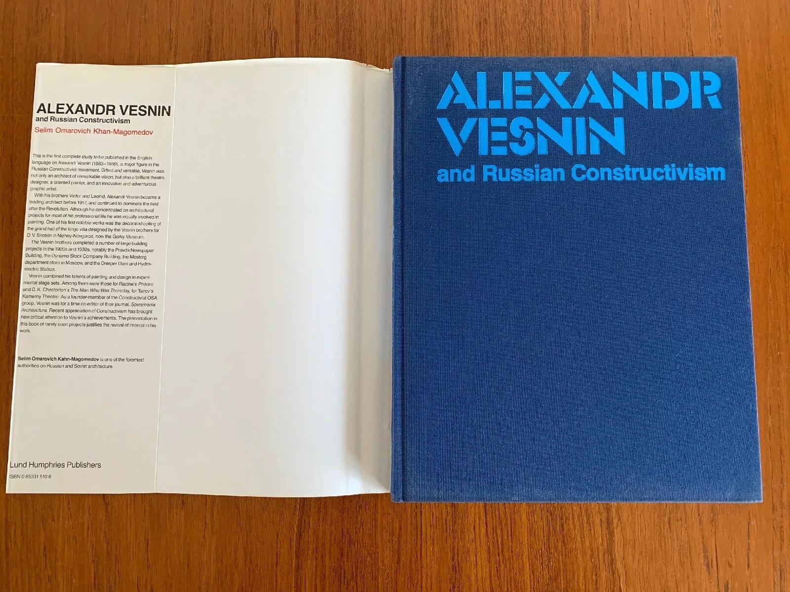ALEXANDR VESNIN and Russian Constructivism Lund Humphries London 1st ED H/C D/W