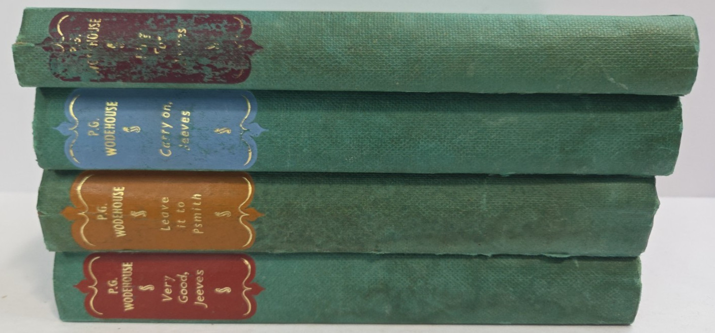 P.G. Wodehouse / Herbert Jenkins London Jeeves Books Leave It To, 4 Books