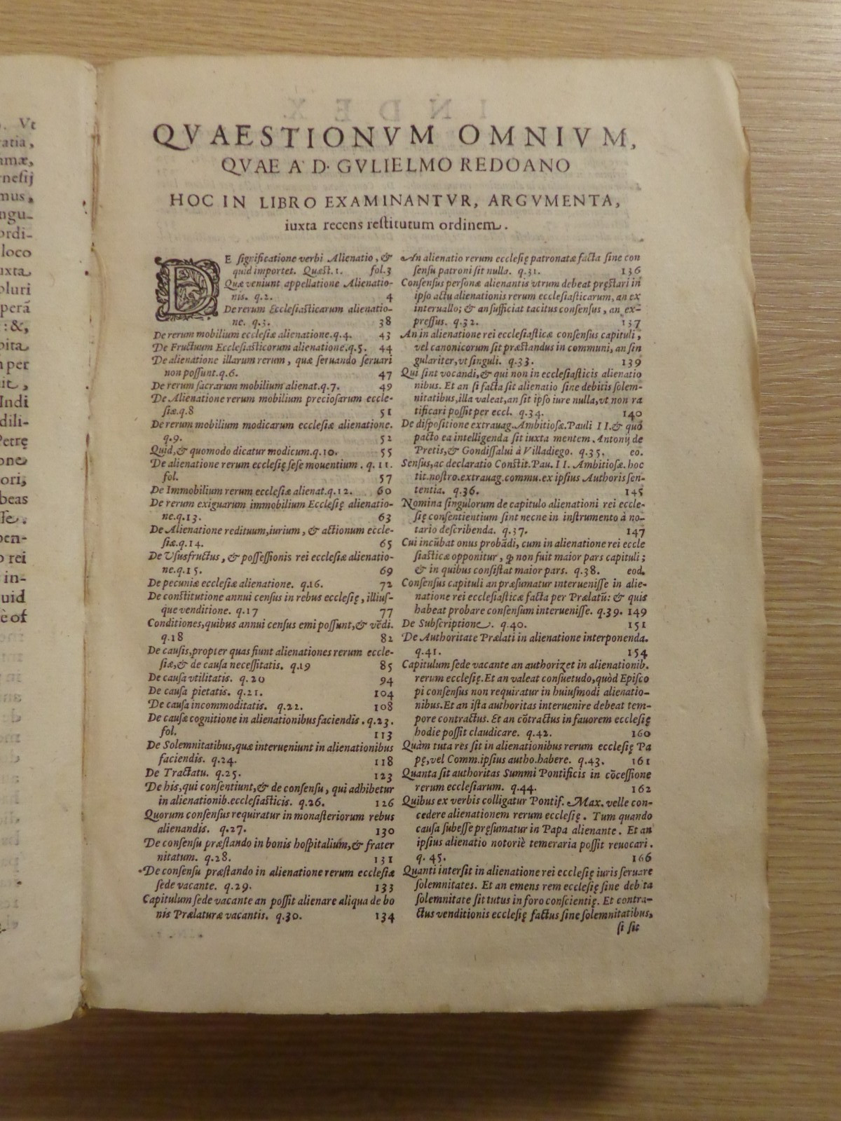 Solemnis Elegansque Tractatus G. Redoano Venetiis Originale RARO 1589 ?
