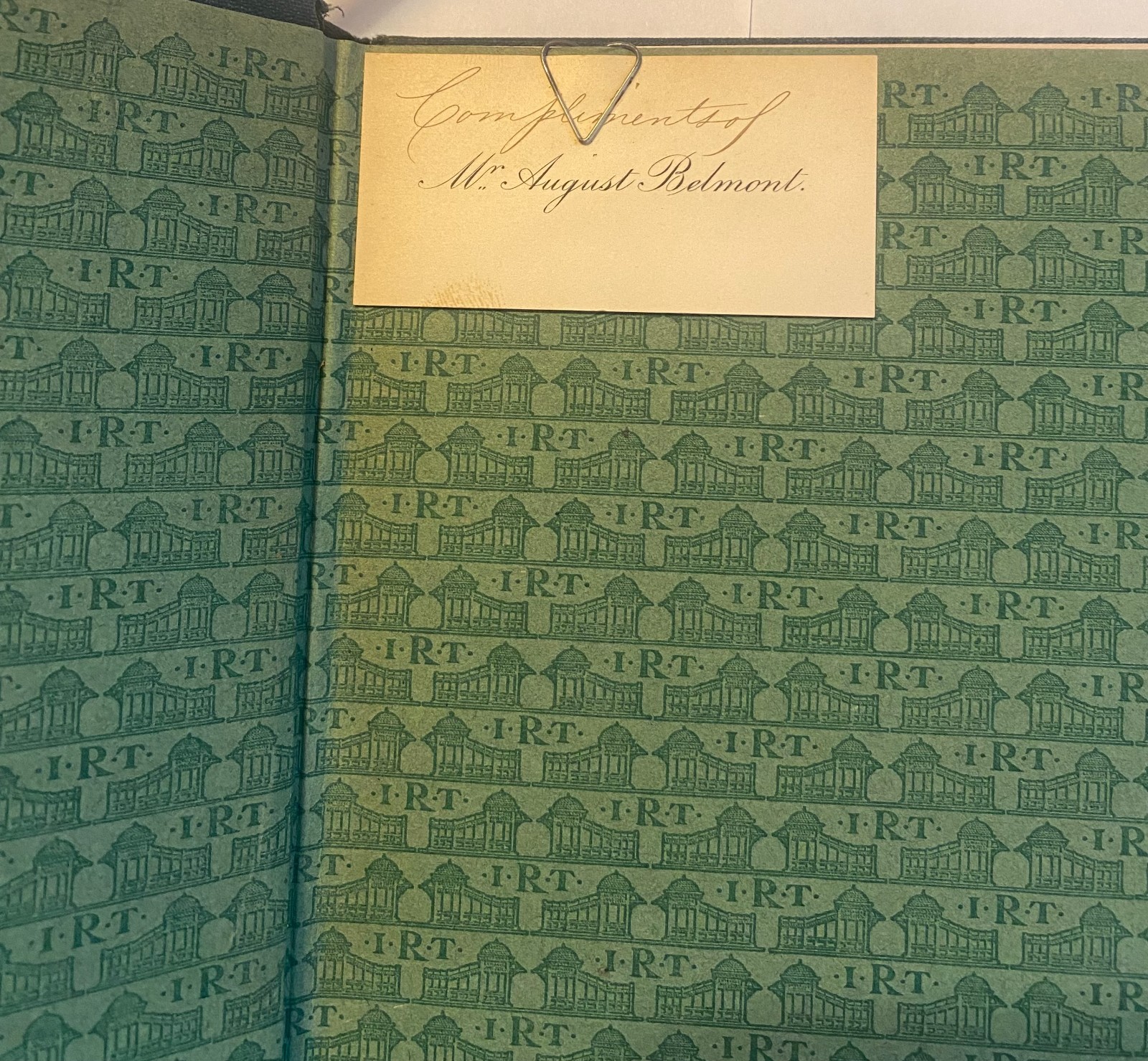 1904 Interborough Rapid Transit – 1st Ed Presentation Copy Rare NYC Subway Book