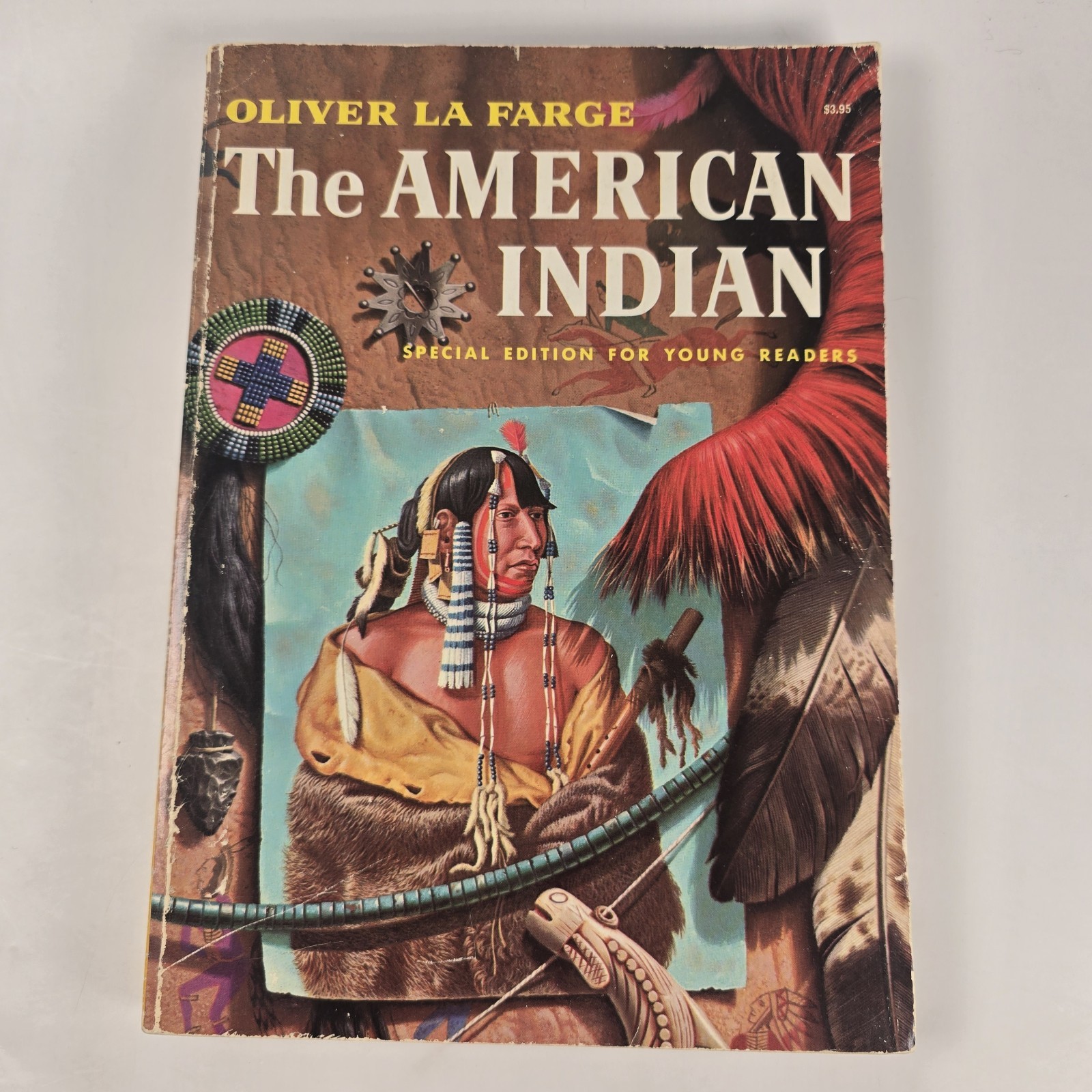 The American Indian, Oliver La Farge, 2nd Golden Press Softcover, 1974