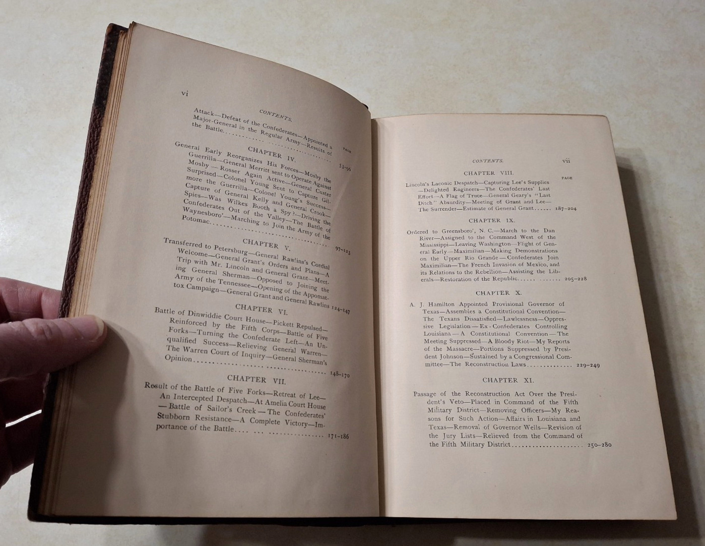 Personal Memoirs of P.H. Sheridan 1888 First Edition 2 Volume Set I & II Webster