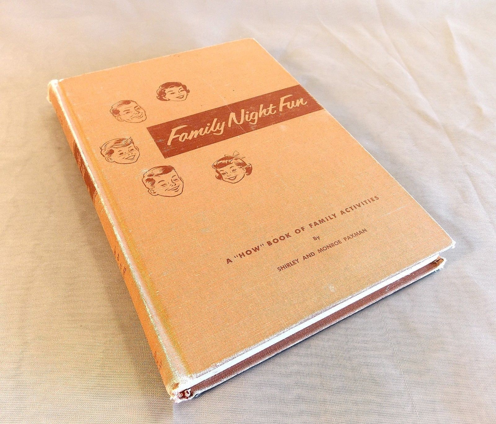 Family Night Fun Vintage FHE LDS Hardcover Book Activities Shirley Monroe Paxman