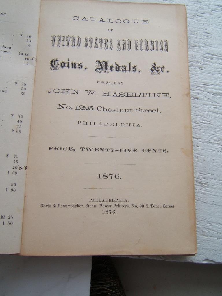 ANTIQUE 1856 ANTIQUITY OF COINS, ELENOIRE, BY WILLIAM HUME PLUS AUCTION CATALOGS