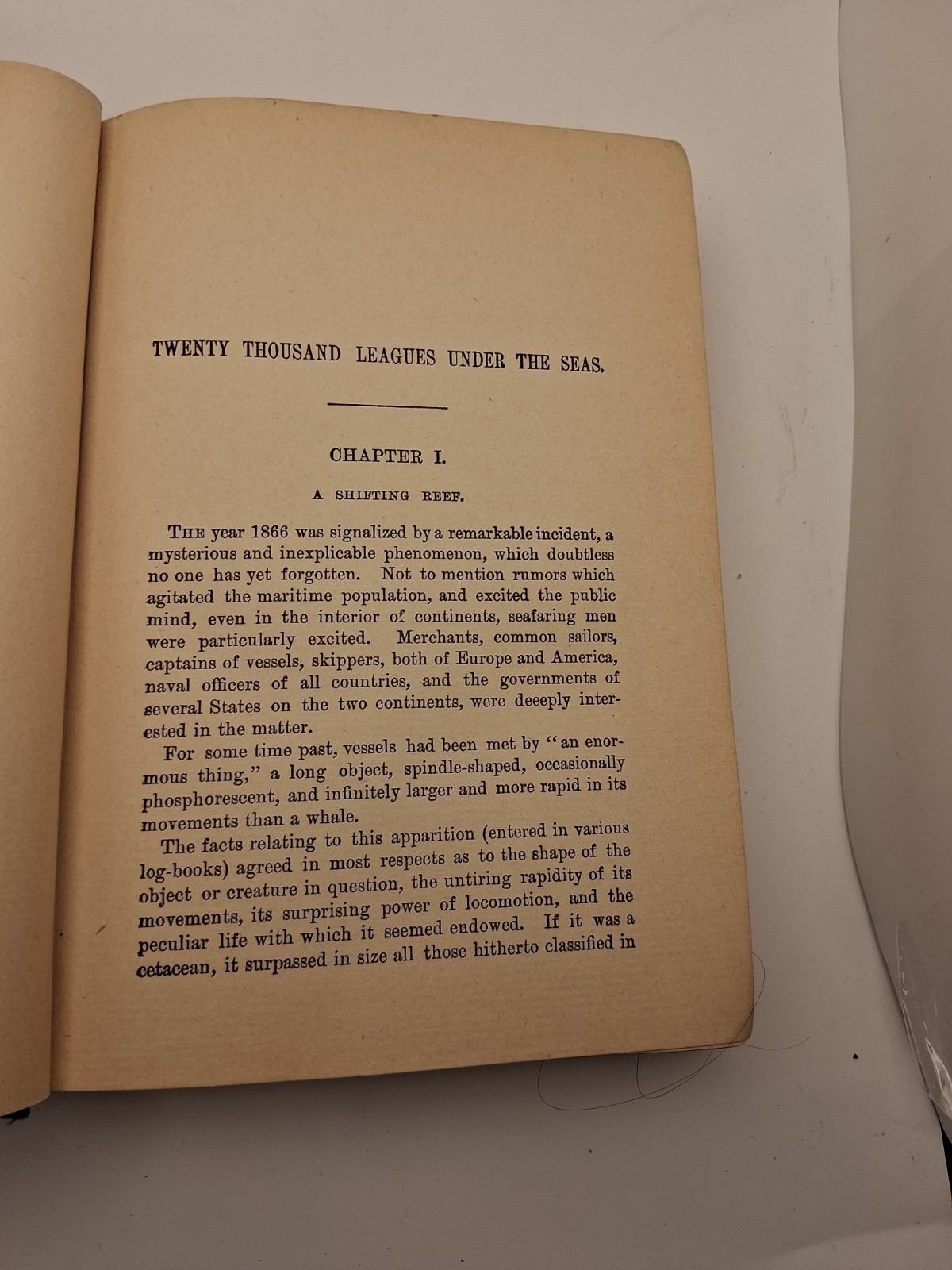 SCARCE Rand Mcnally TWENTY THOUSAND LEAGUES UNDER THE SEAS Jules Verne pre-1910!