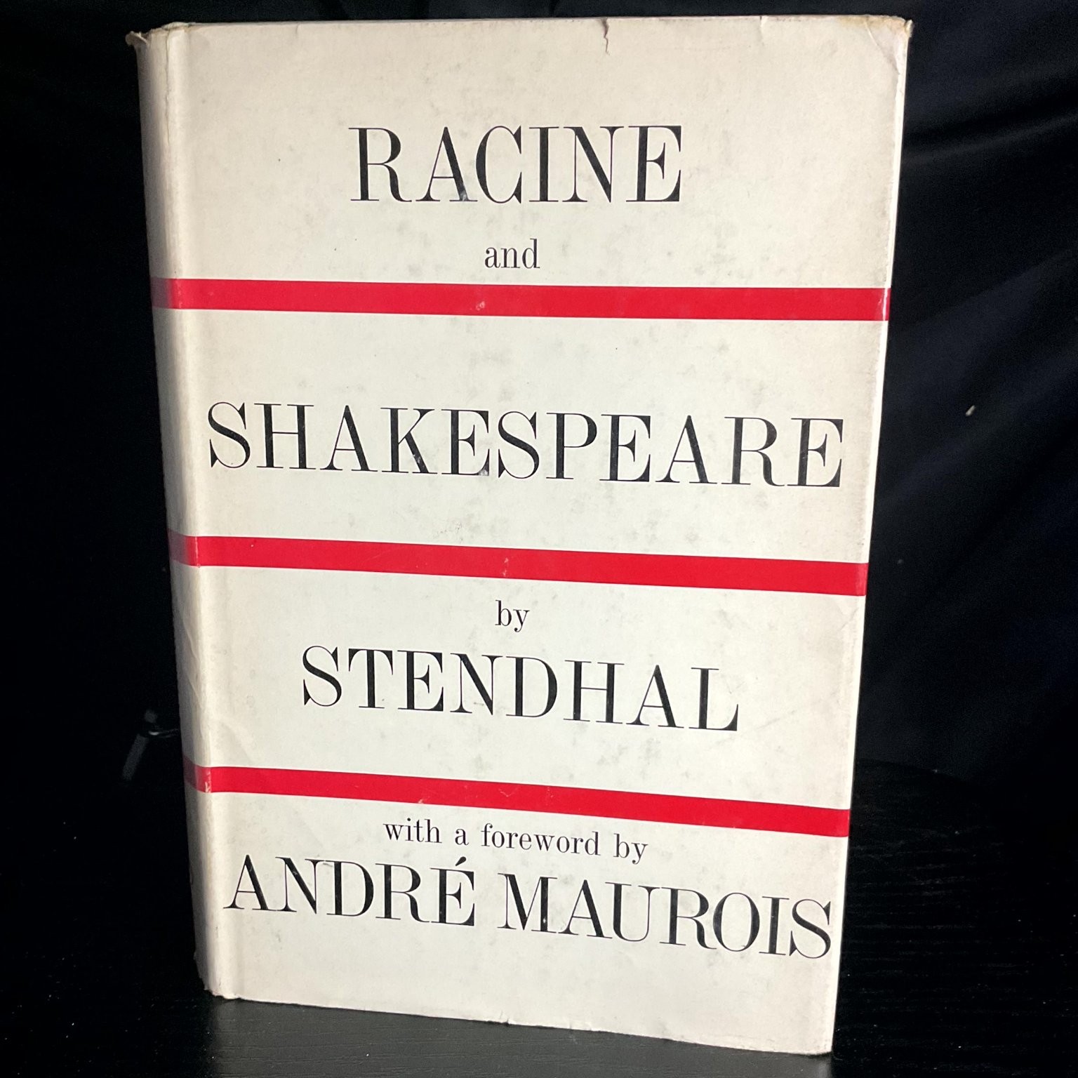 Racine and Shakespeare Stendhal First Crowell-Collier Press Ed 1962 Literary