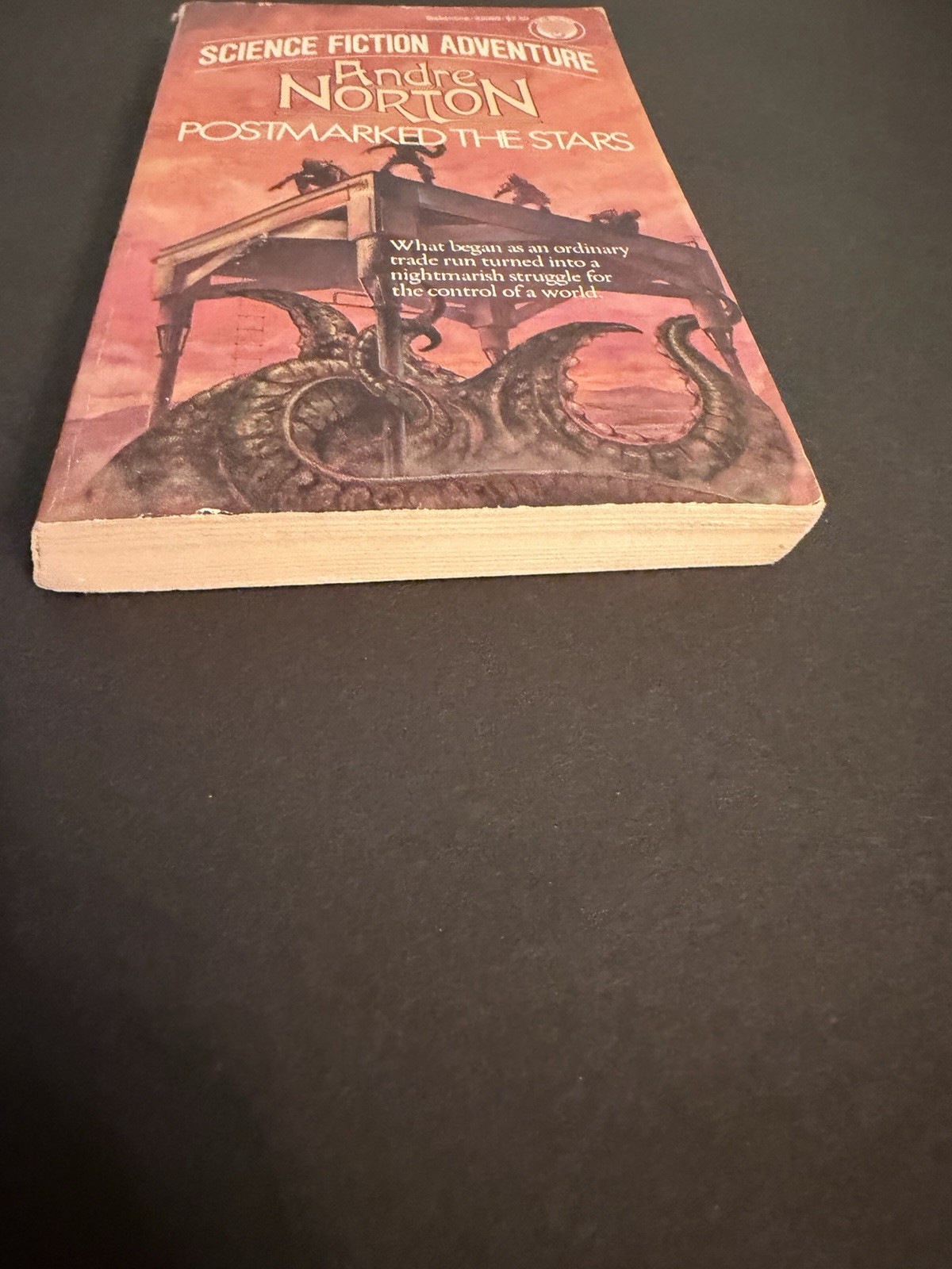 POSTMARKED THE STARS ANDRE NORTON JAN 1985 FIRST BALLANTINE BOOKS PB