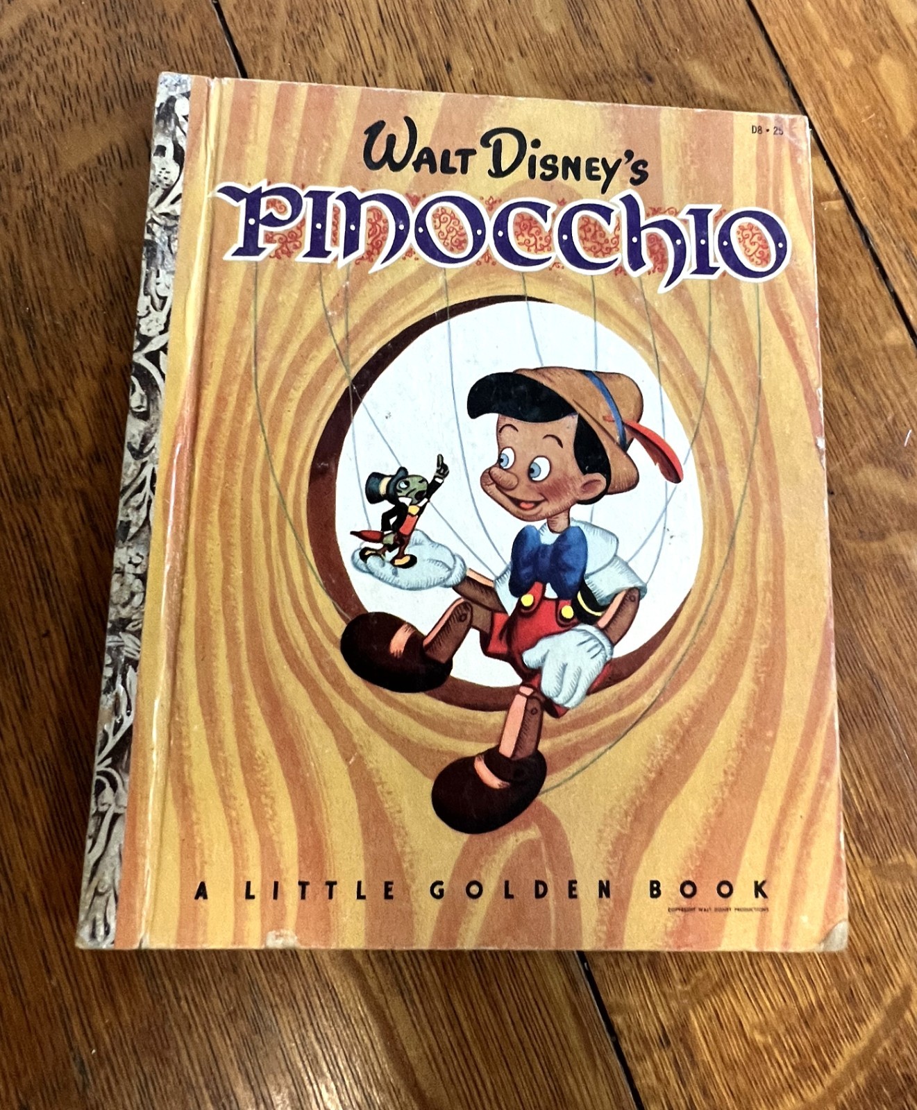Vintage Classic 1948 „Walt Disney’s Pinocchio“ Little Golden Book