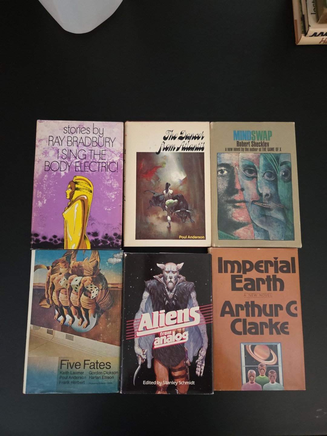 Lot of 6 Sci-Fi & Fantasy Book Club Edition HC Bradubury