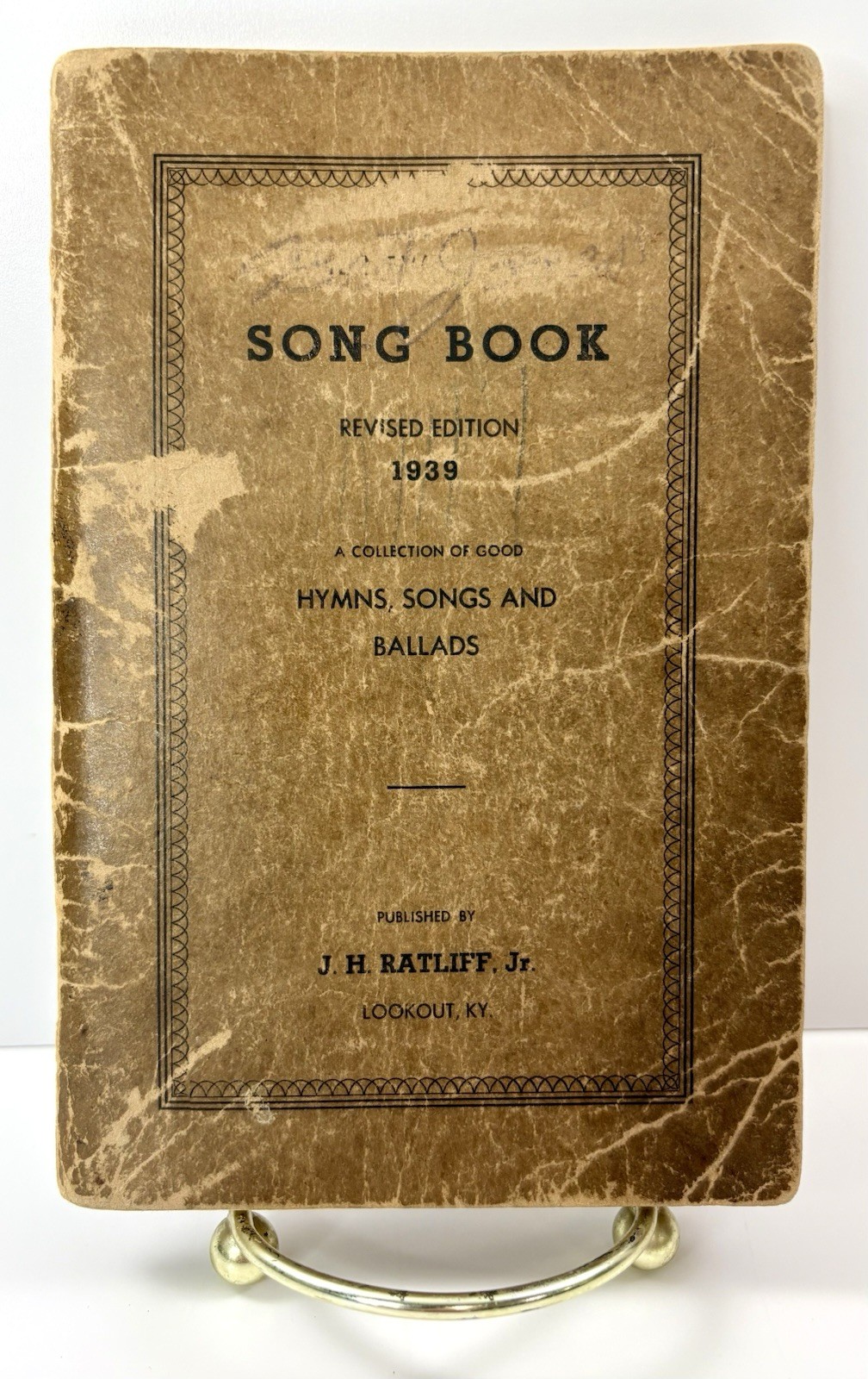 New Baptist Song Book, Small Hymnal 1939 J.H. Ratliff Lookout KY. Hymns Ballads