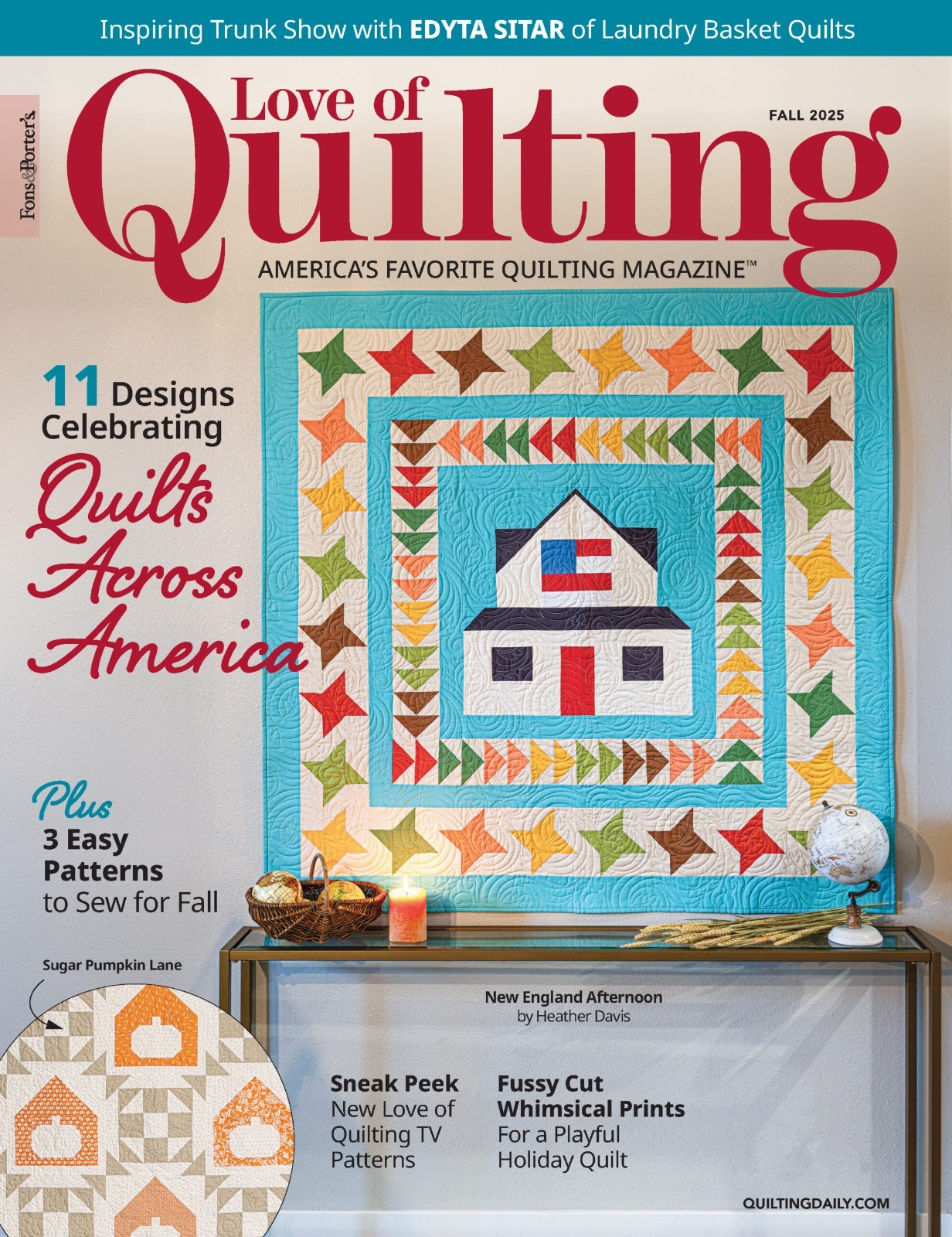 LOVE OF QUILTING MAGAZINE | FALL 2025 | QUILTS ACROSS AMERICA