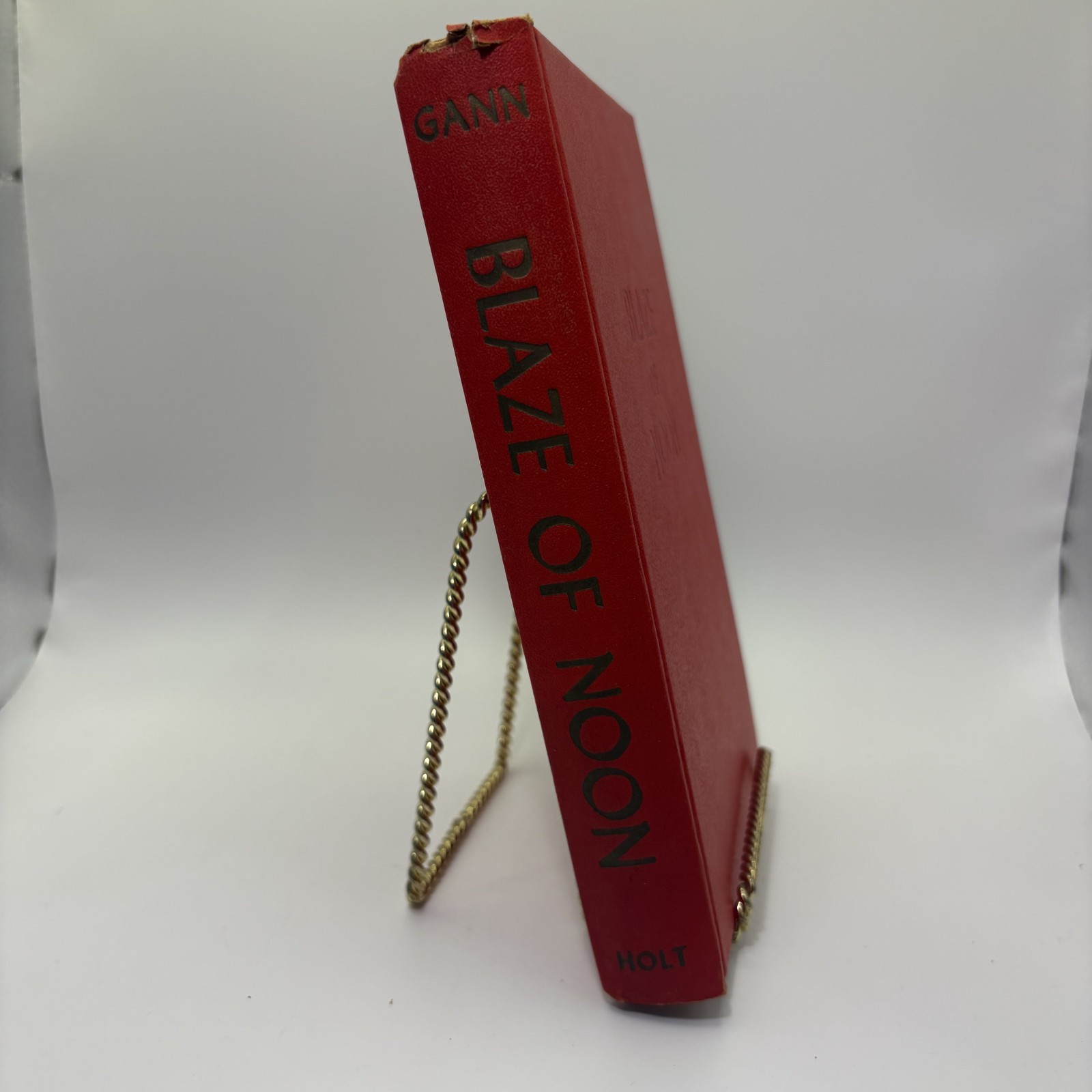 Vintage 1946 Blaze of Noon Earnest K. Gann Red Hardcover Henry Holt & Co. NY USA
