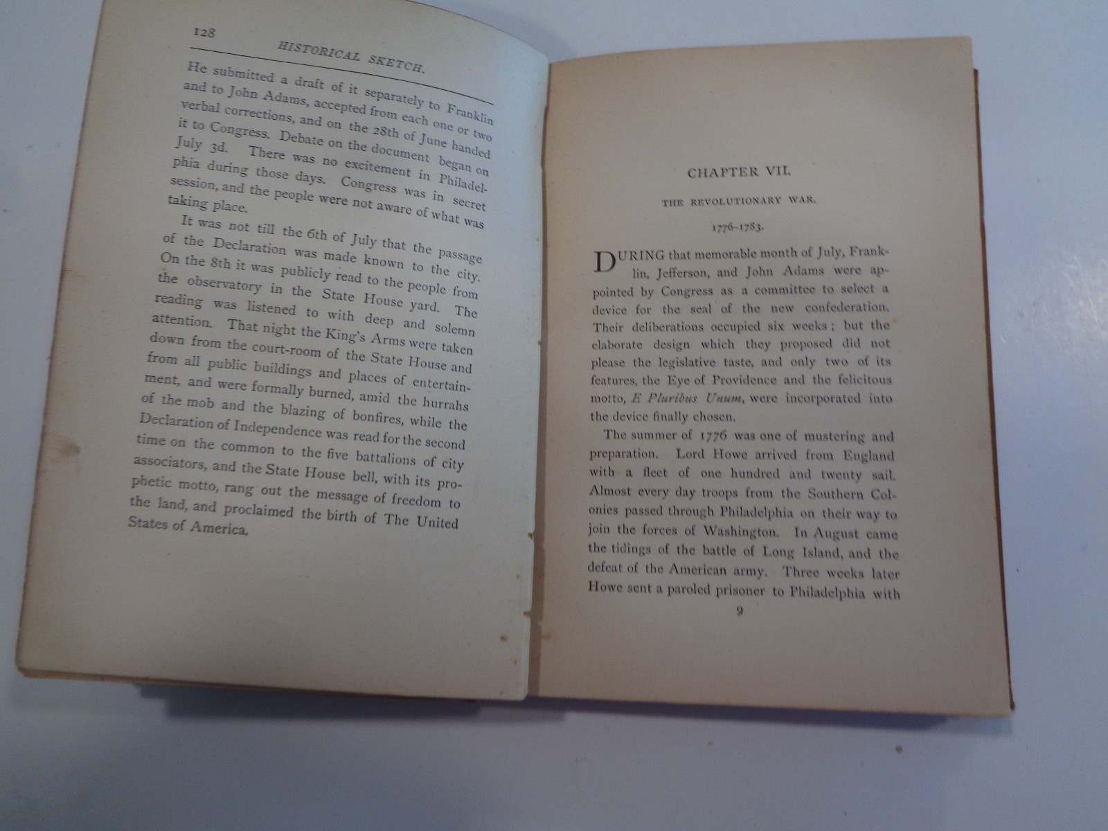 Antique Book 1887 A Short History of Philadelphia by Susan Coolidge School