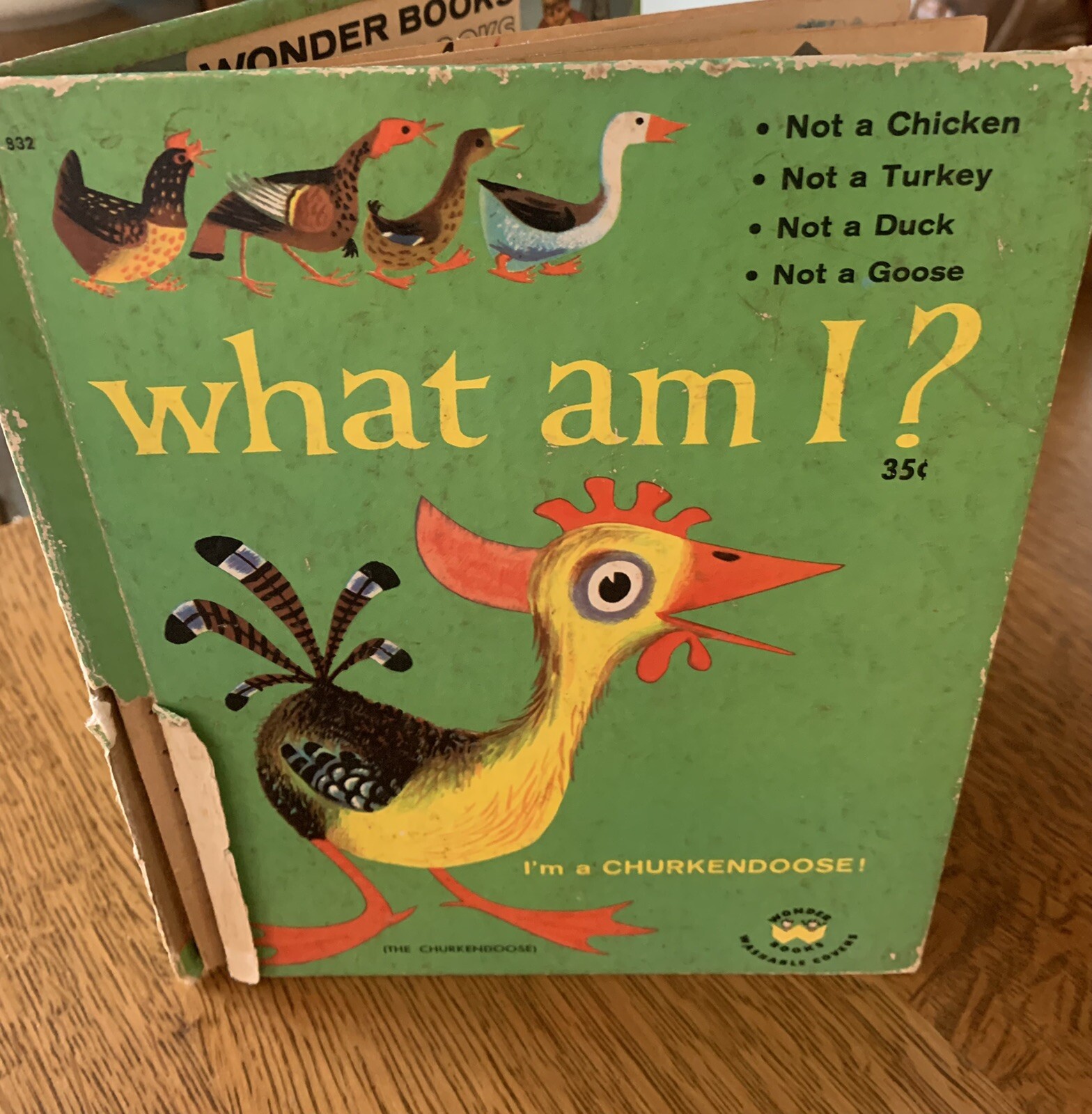 What am I? I’m a CHURKENDOOSE Vintage Book, Rare. 1946 1st ed. wonder Book HC