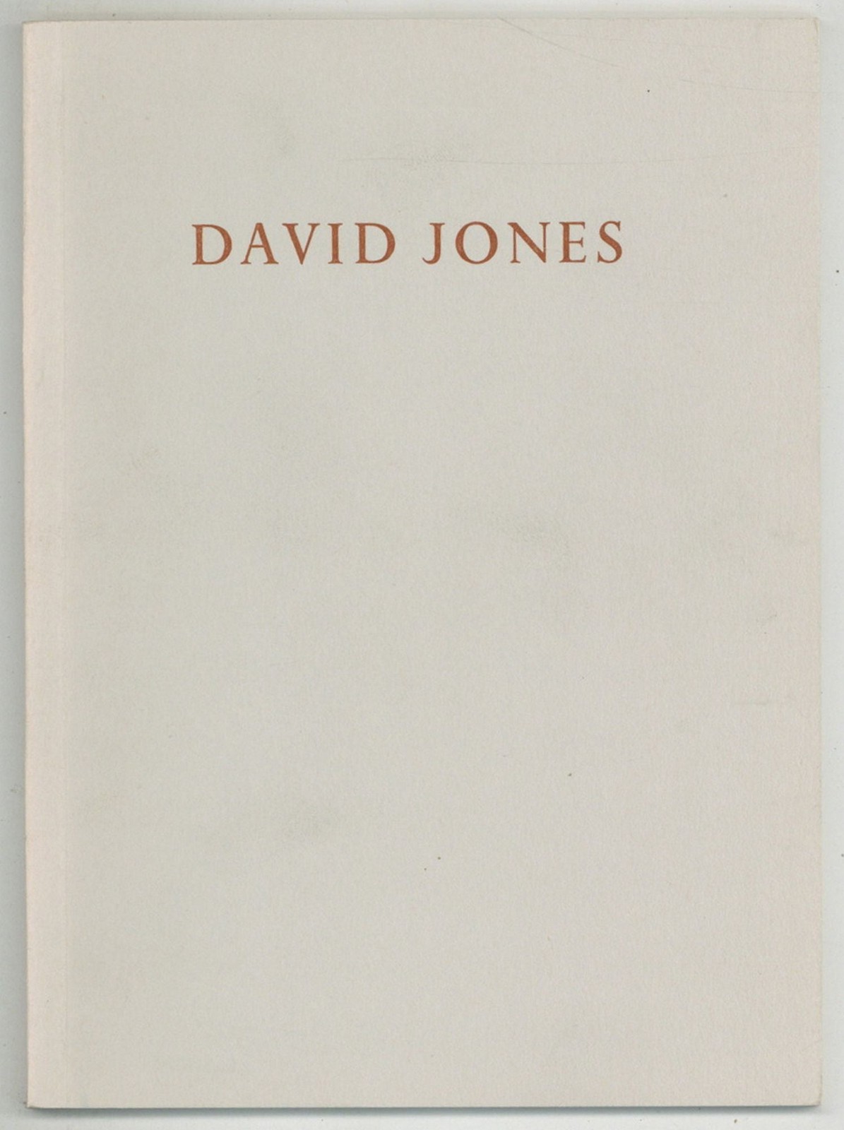Program David Jones 1895 1974 / 1st Edition 1979