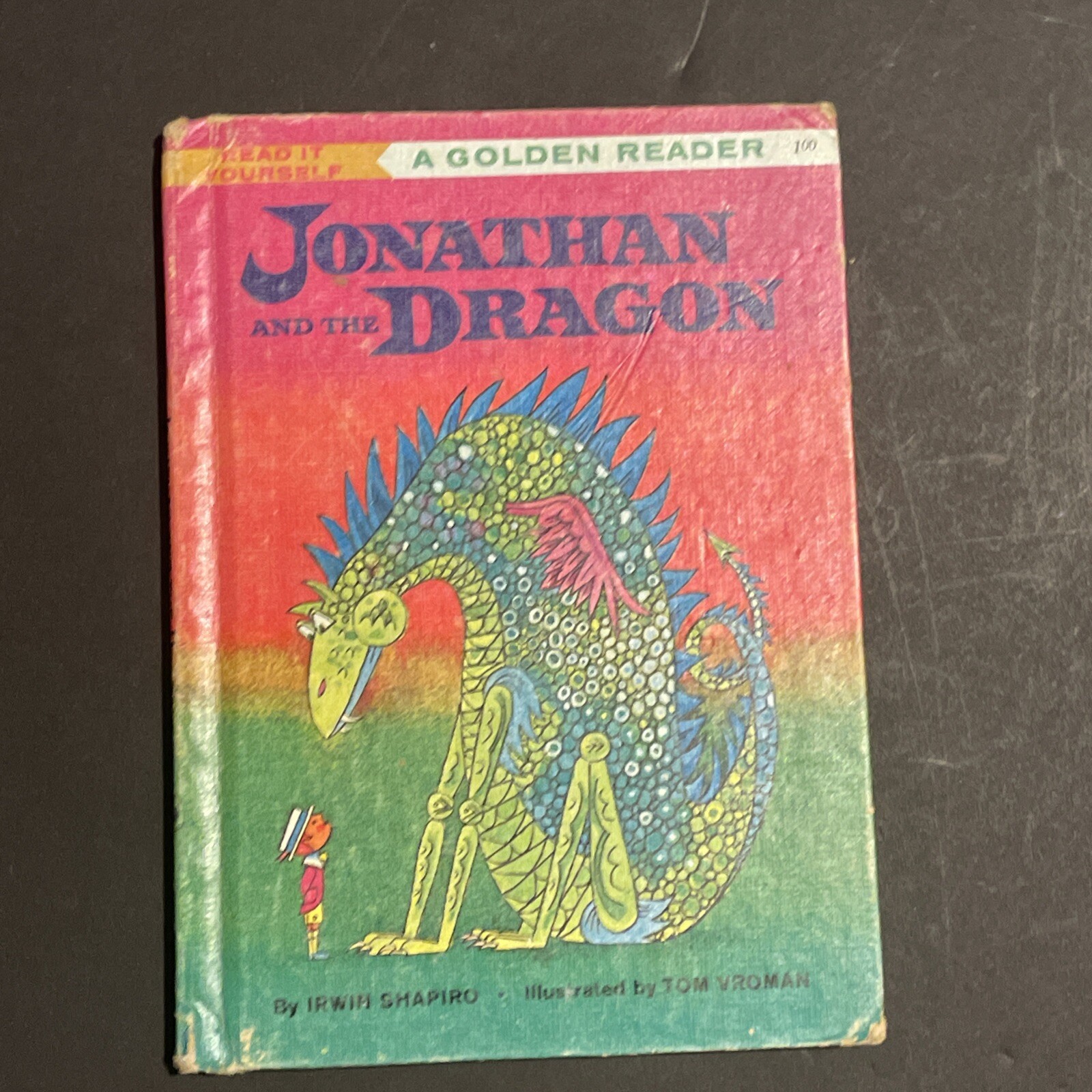 JONATHAN and The DRAGON Golden Beginning Reader IRWIN SHAPIRO 1969 Hardcover