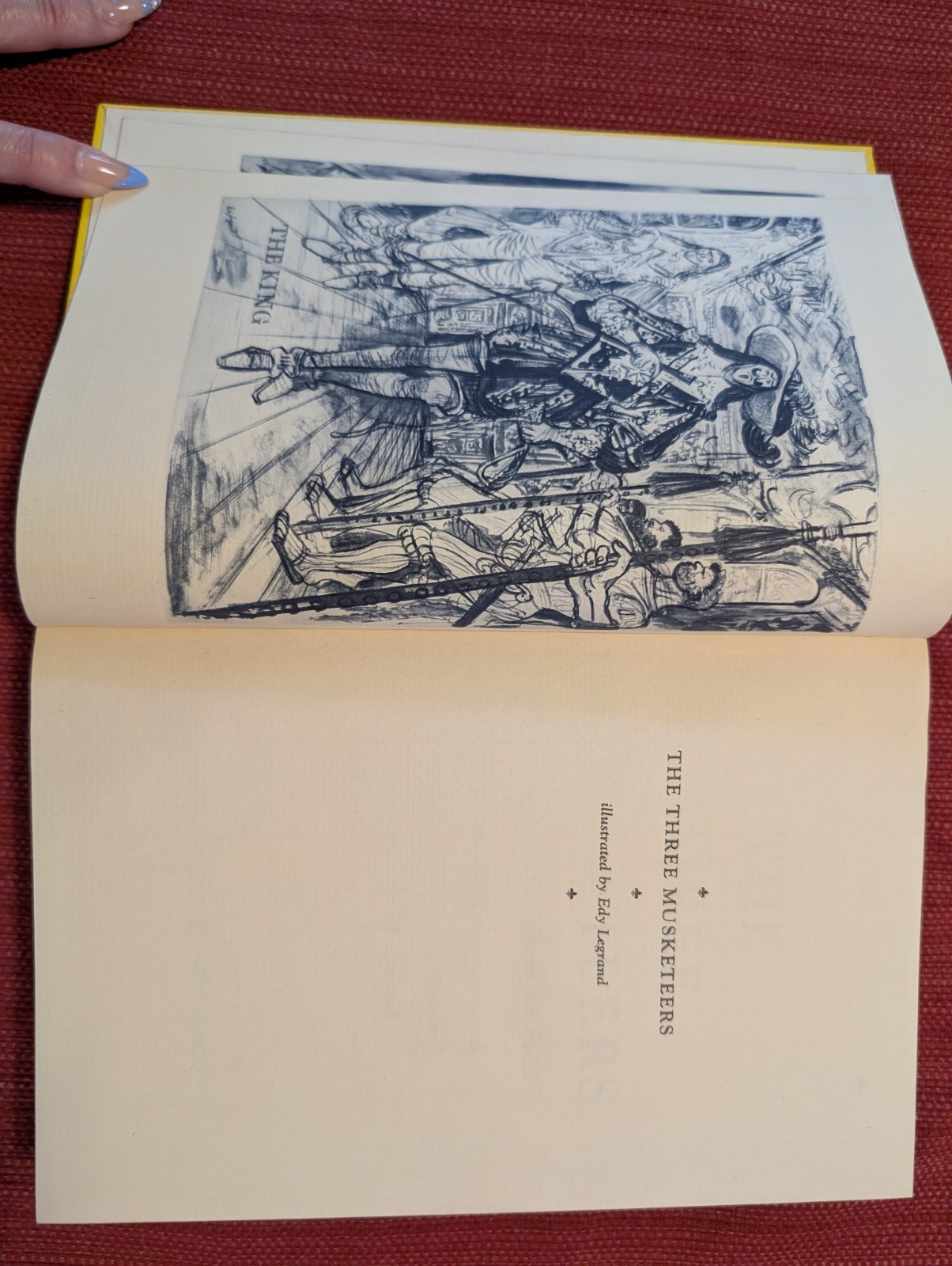 The Three Musketeers by Alexandre Dumas Fils (Heritage Press, 1950) Hardcover