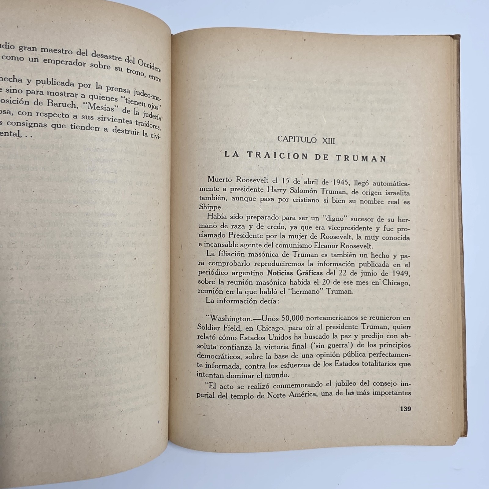 Traicion a Occidente Traian Romanescu 1961 2nd Ed Anti-Communist Antisemitic