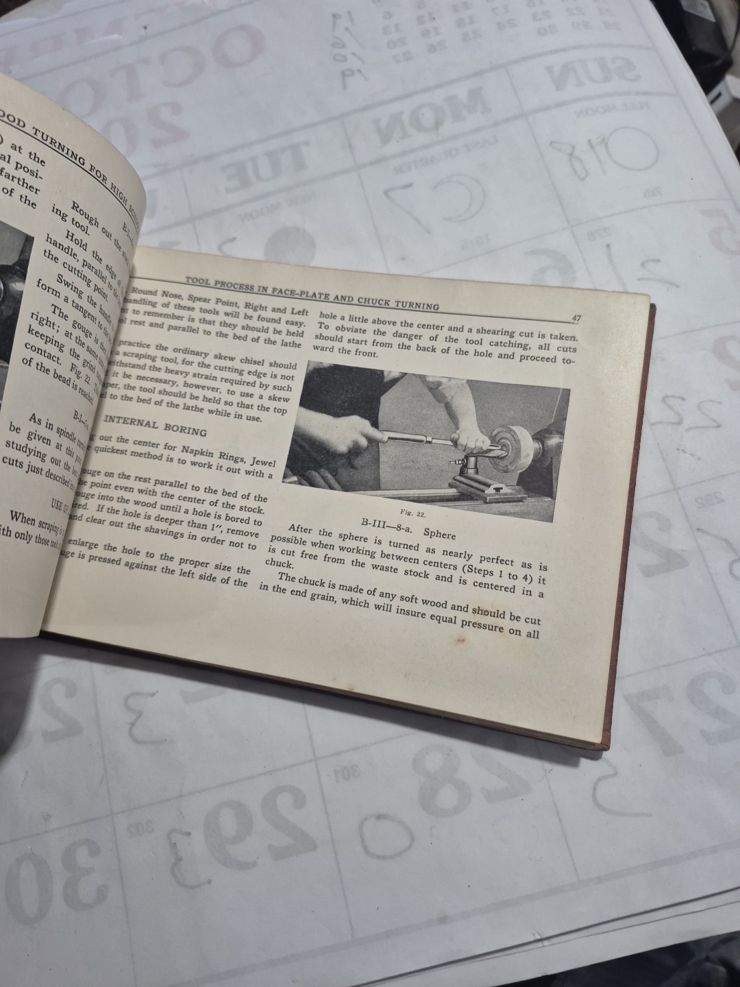 Course In Wood Turning 10th Edition 1939 1919 Archie S. Milton Otto K.Wohlers