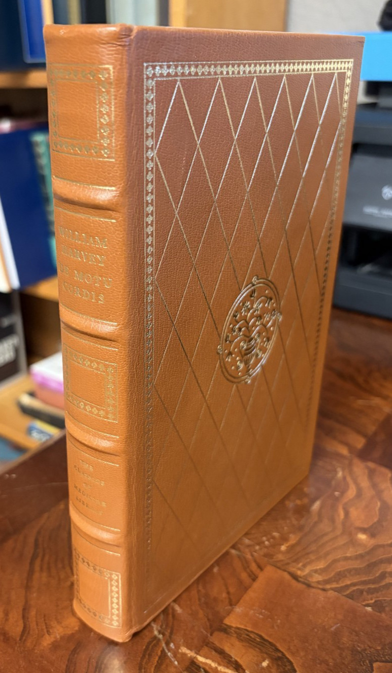William Harvey De Motu Cordis Leather Bound, The Classics of Medicine Library