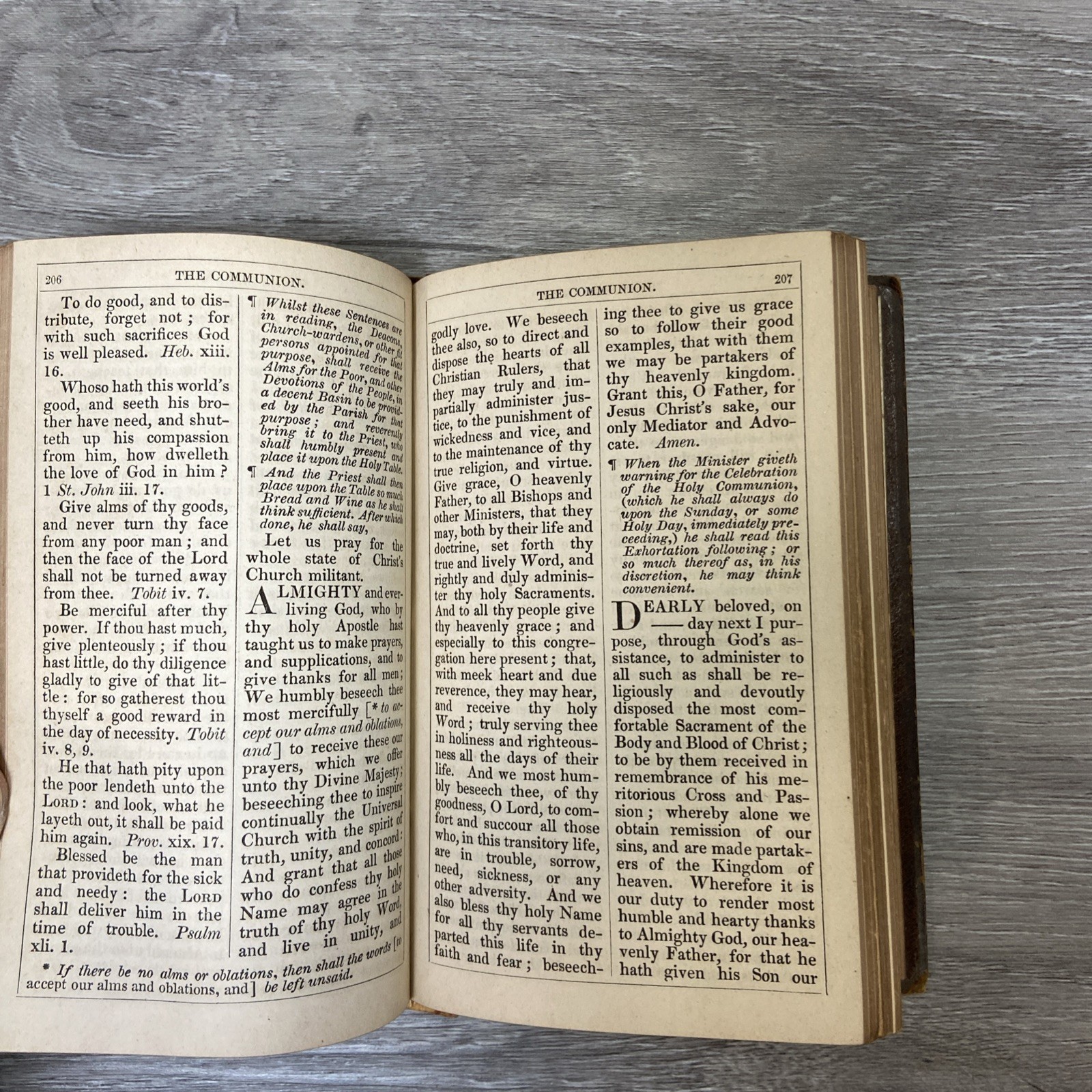 Antique Book Of Common Prayer Protestant Episcopal Church 1867 By D Appleton 5”