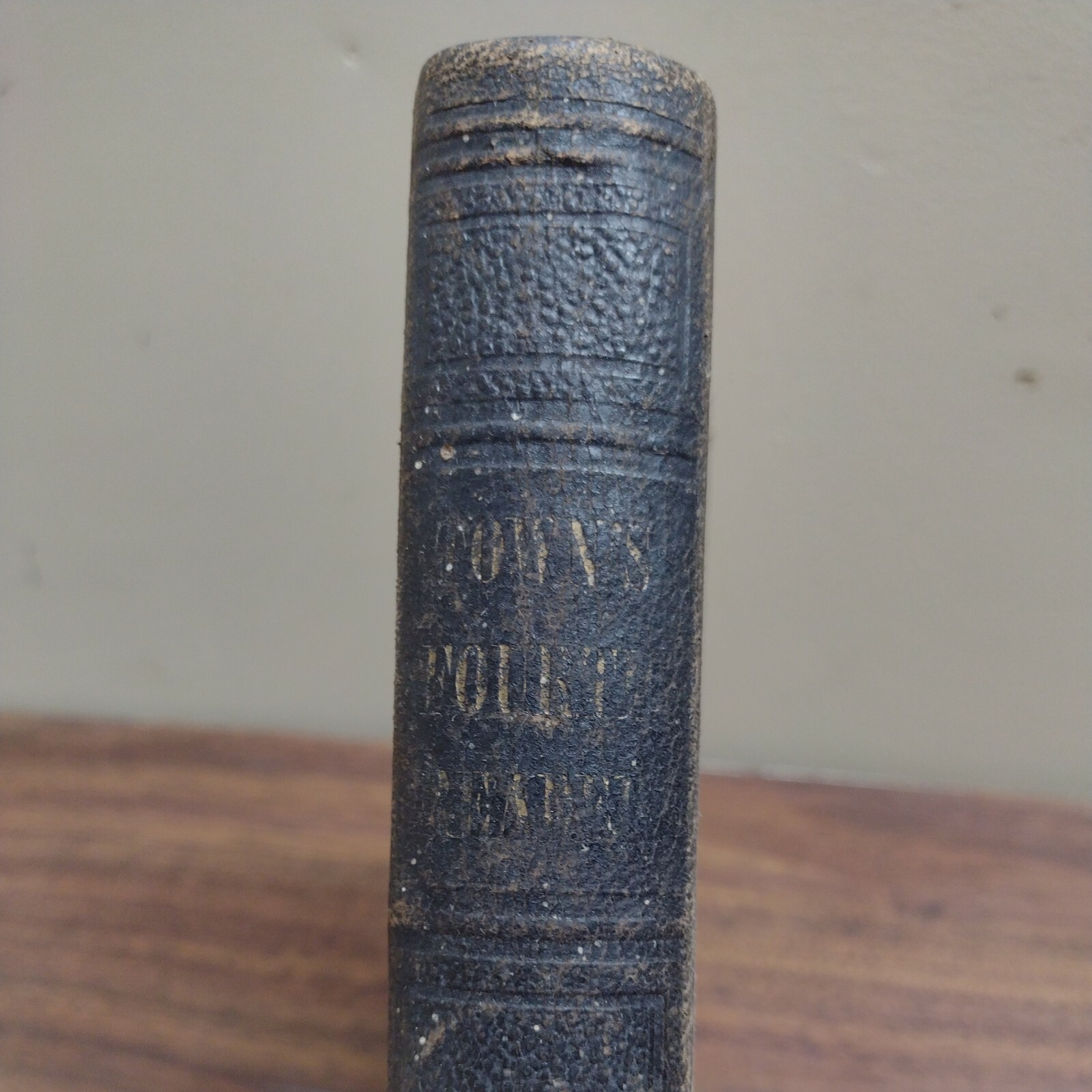 Old THE FOURTH READER by Salem Town Sanborn & Carter Portland Maine BOOK 1847