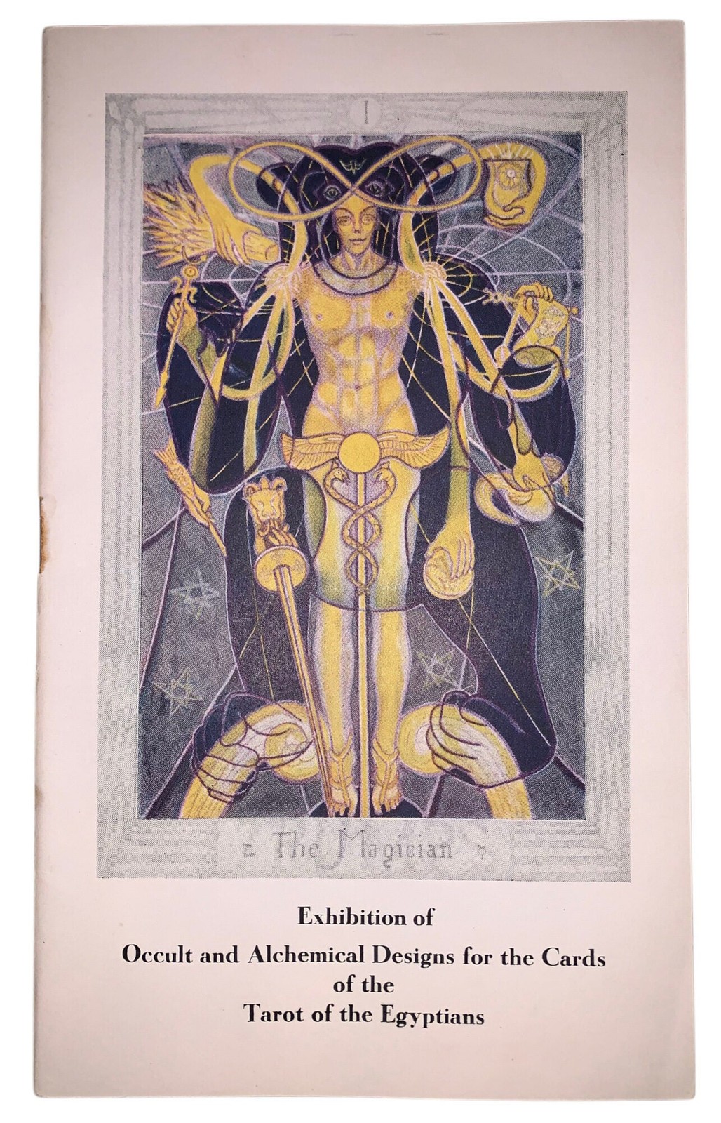 ALEISTER CROWLEY, THOTH TAROT CARD EXHIBITION CATALOG, 1941, 1st, OCCULT, HARRIS