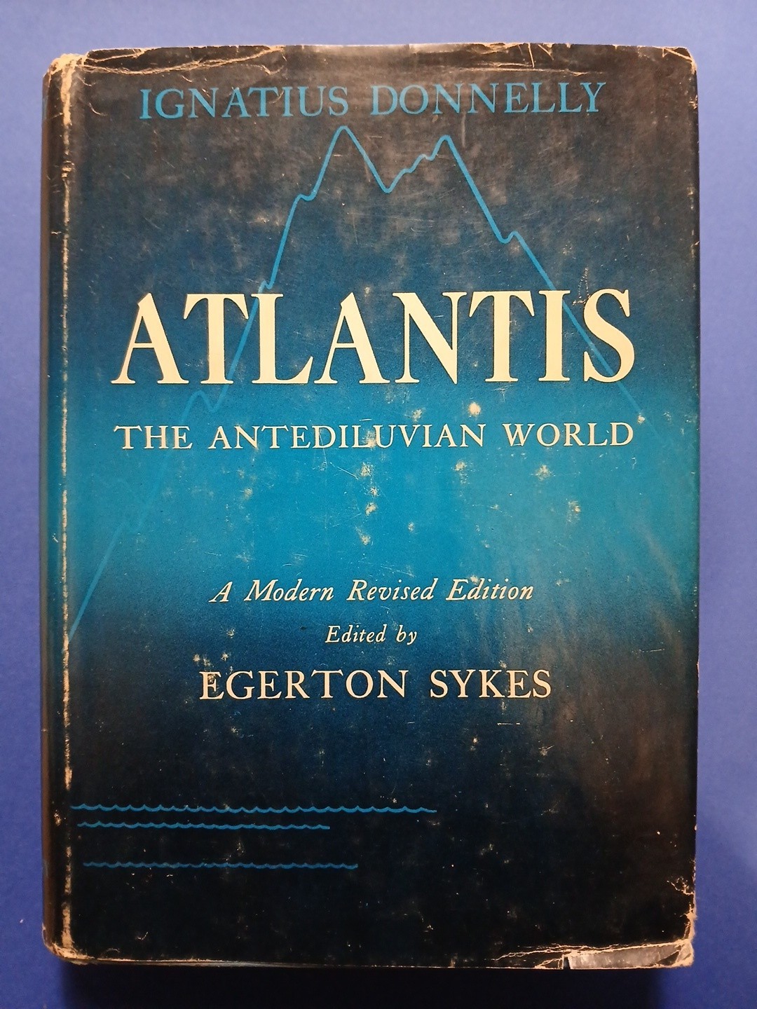 Atlantis The Antediluvian World -1949 Ignatius Donnelly Modern Revised Ed. HCDJ