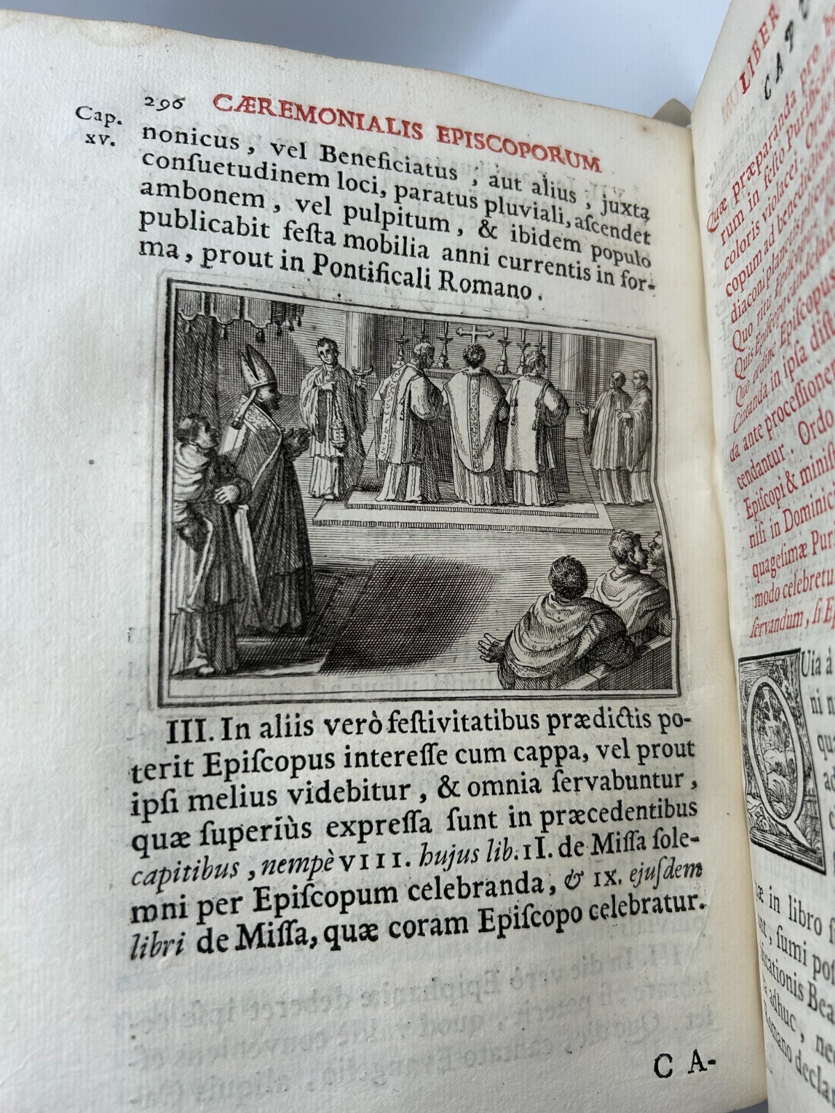 1729 Caeremoniale Episcoporum Catholic Church Antiquarian Rare Book VG Condition