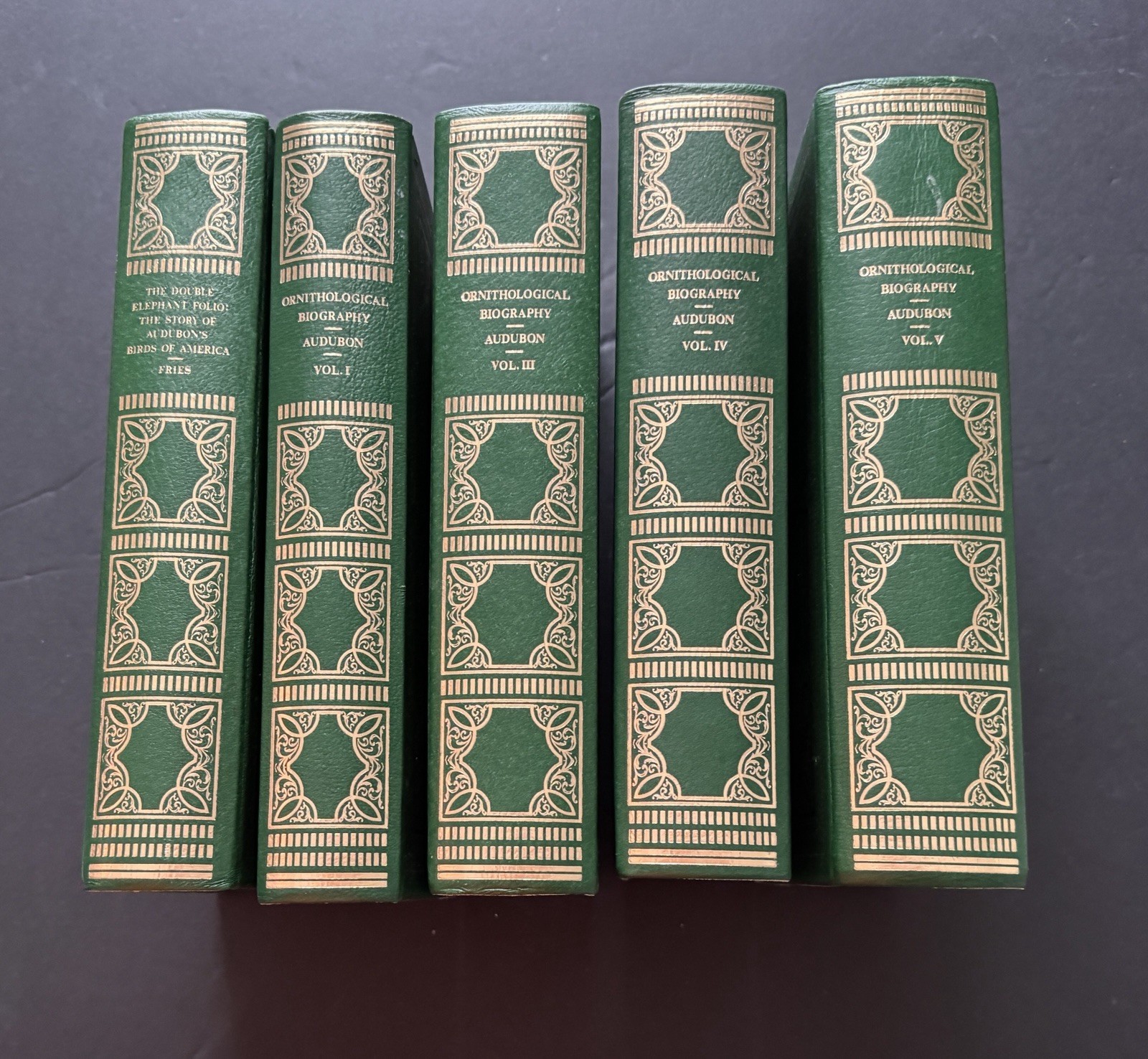Audubon Ornithological Biography Volumes 1, 3, 4, 5 + Double Elephant Folio