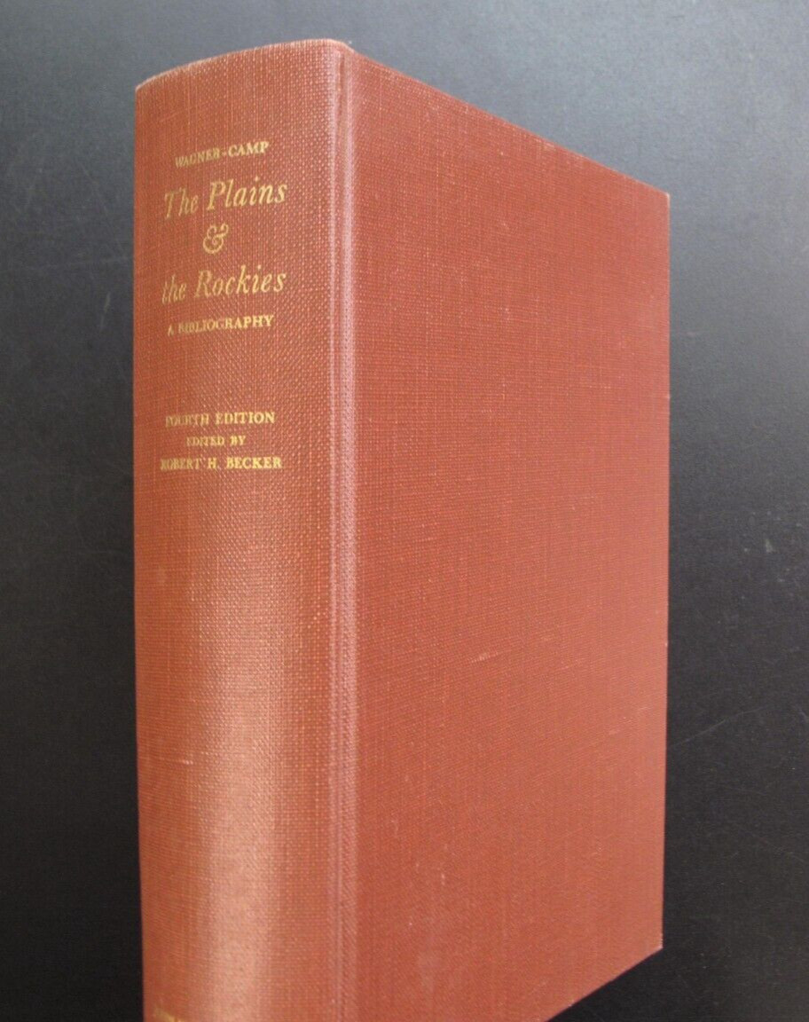 US Frontier Pioneer West Travel Reference The Plains & Rockies Bibliography 1982