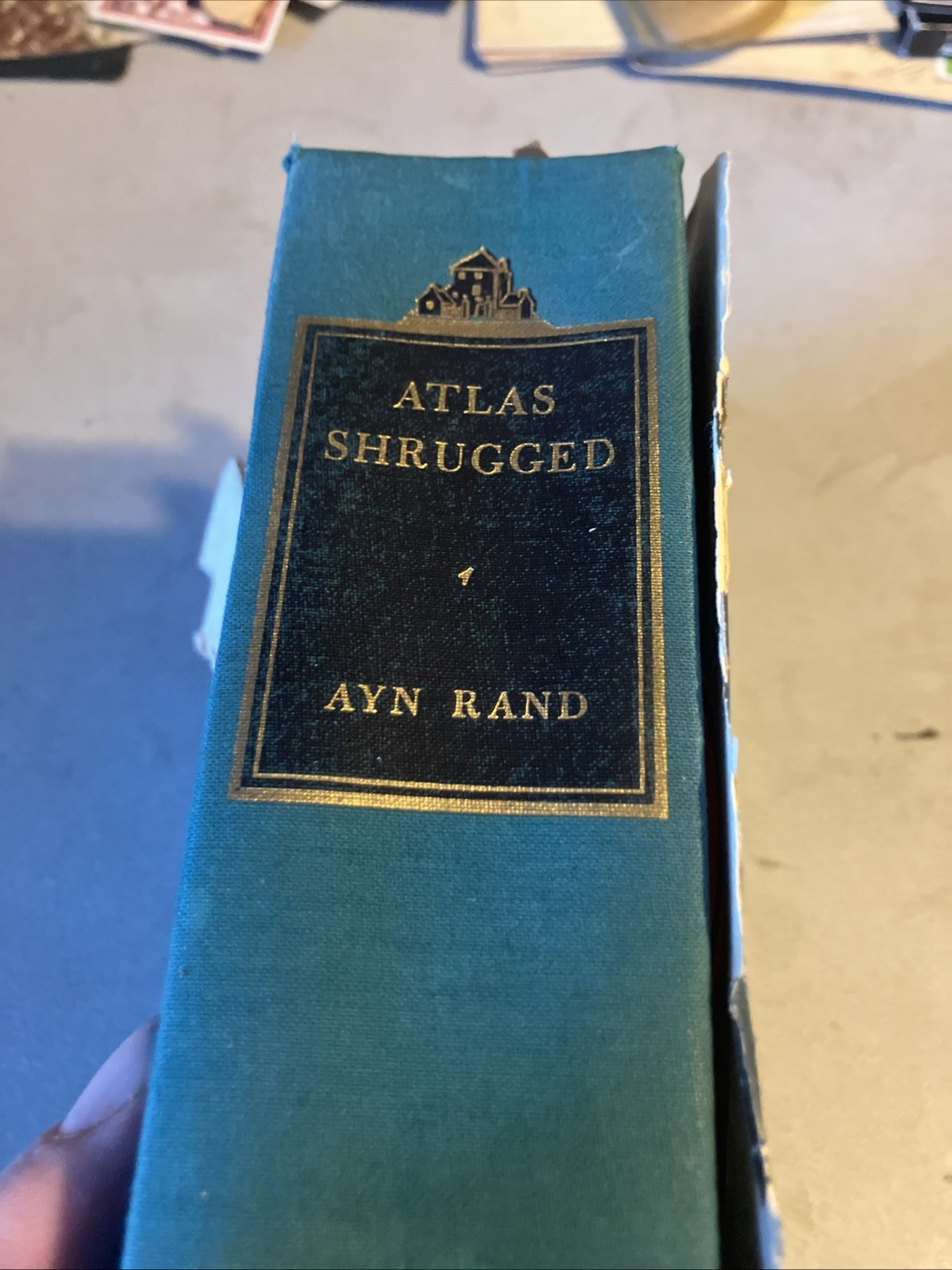 @3- Atlas Shrugged Ayn Rand Hardcover 1957 3rd Printing Random House HC DJ