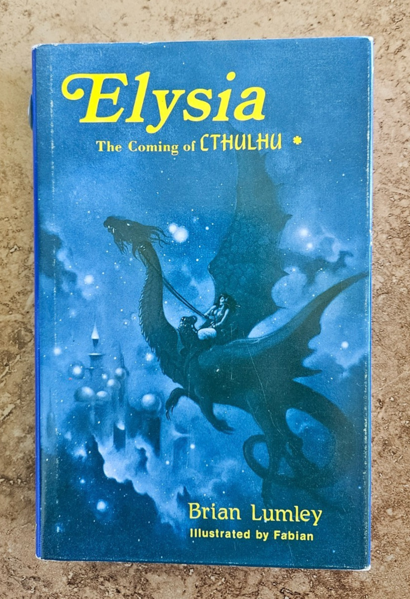 BRIAN LUMLEY Elysia 1989 Ganley HC/DJ 1st edition Cthulhu Mythos Stephen Fabian