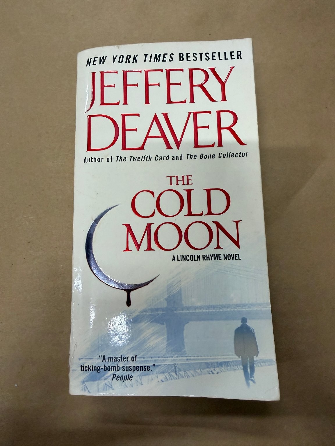 The Cold Moon Jeffery Deaver Lincoln Rhyme Novel Thriller Suspense