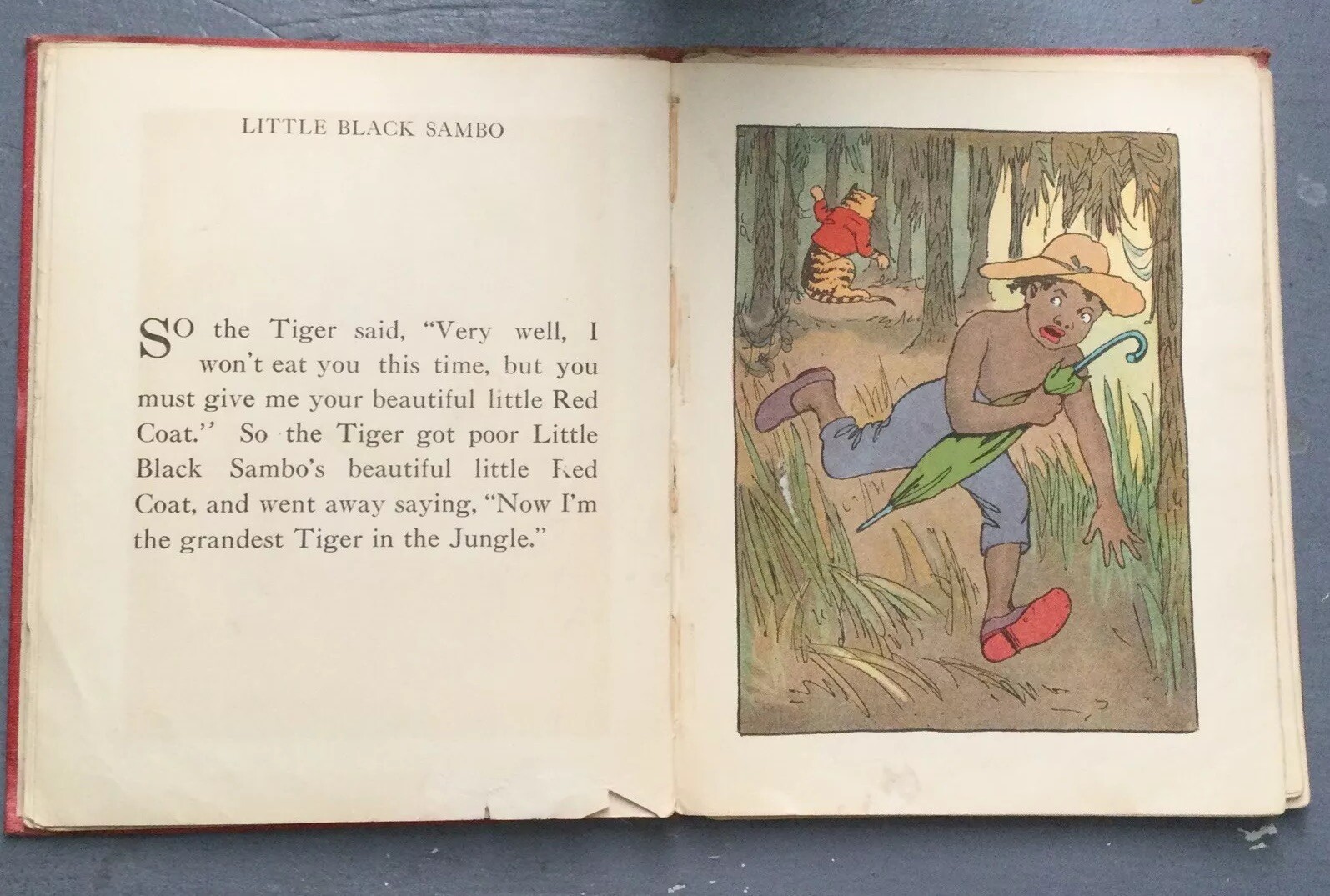 FIRST ED. 1919 HARDCOVER THE LITTLE BLACK SAMBO 24 Colored Illustrations HC