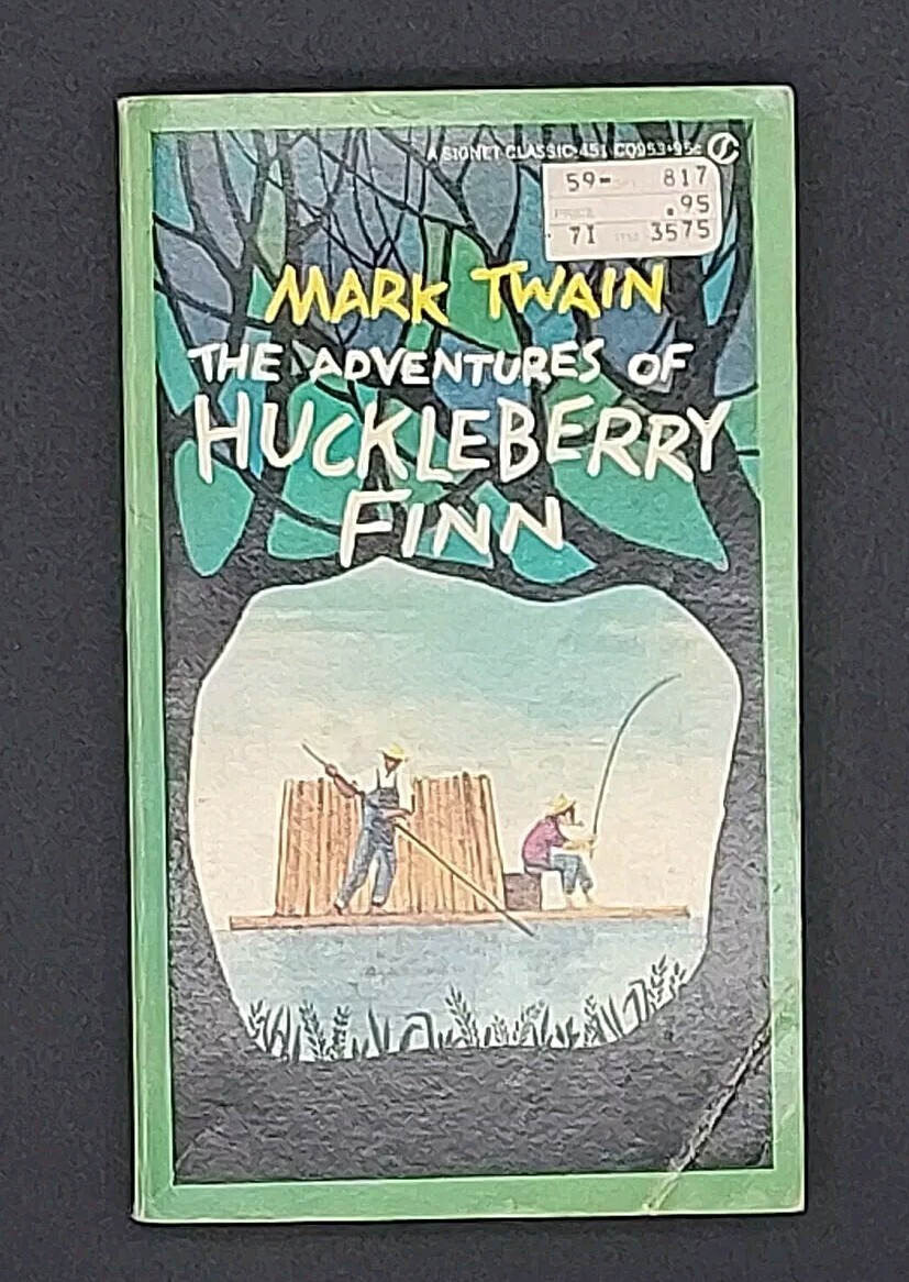 The Adventures of Huckleberry Finn by Mark Twain, Vintage 1959 Signet Classic