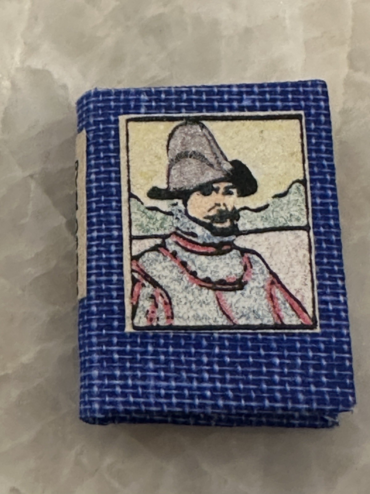 Micro Miniature Book EXPLORERS THE NEW WORLD Jane Bernier Borrowers Press #112
