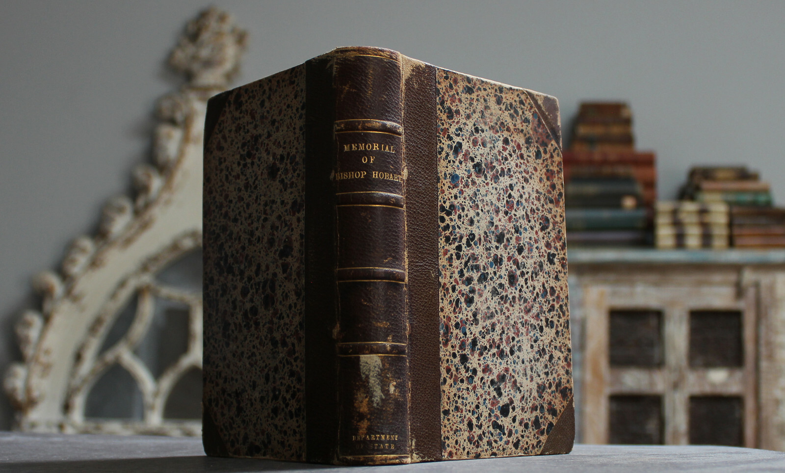 Antique Rare Old Book Memorial Bishop Hobart 1831 Sermons Scarce Religion