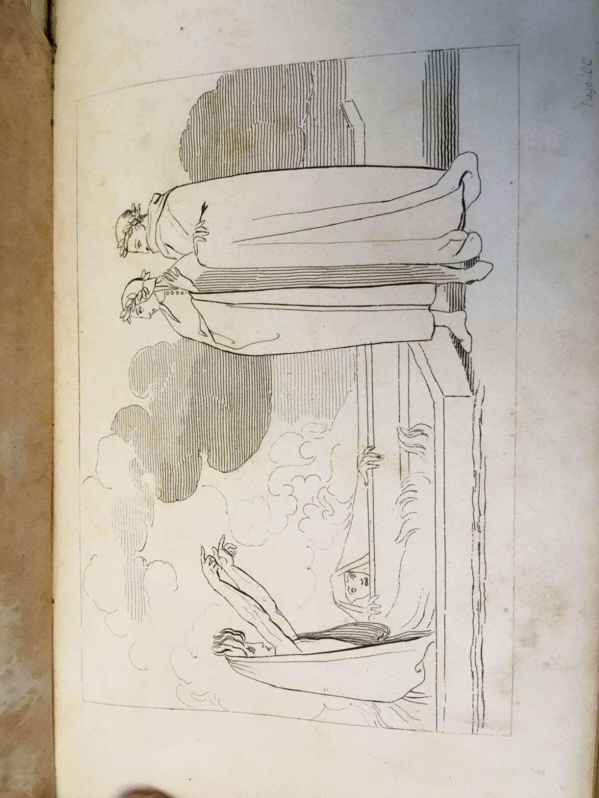 THE VISION, or HELL, PURGATORY and PARADISE, 1850, DANTE ALIGHIERI, FLAXMAN ILLU