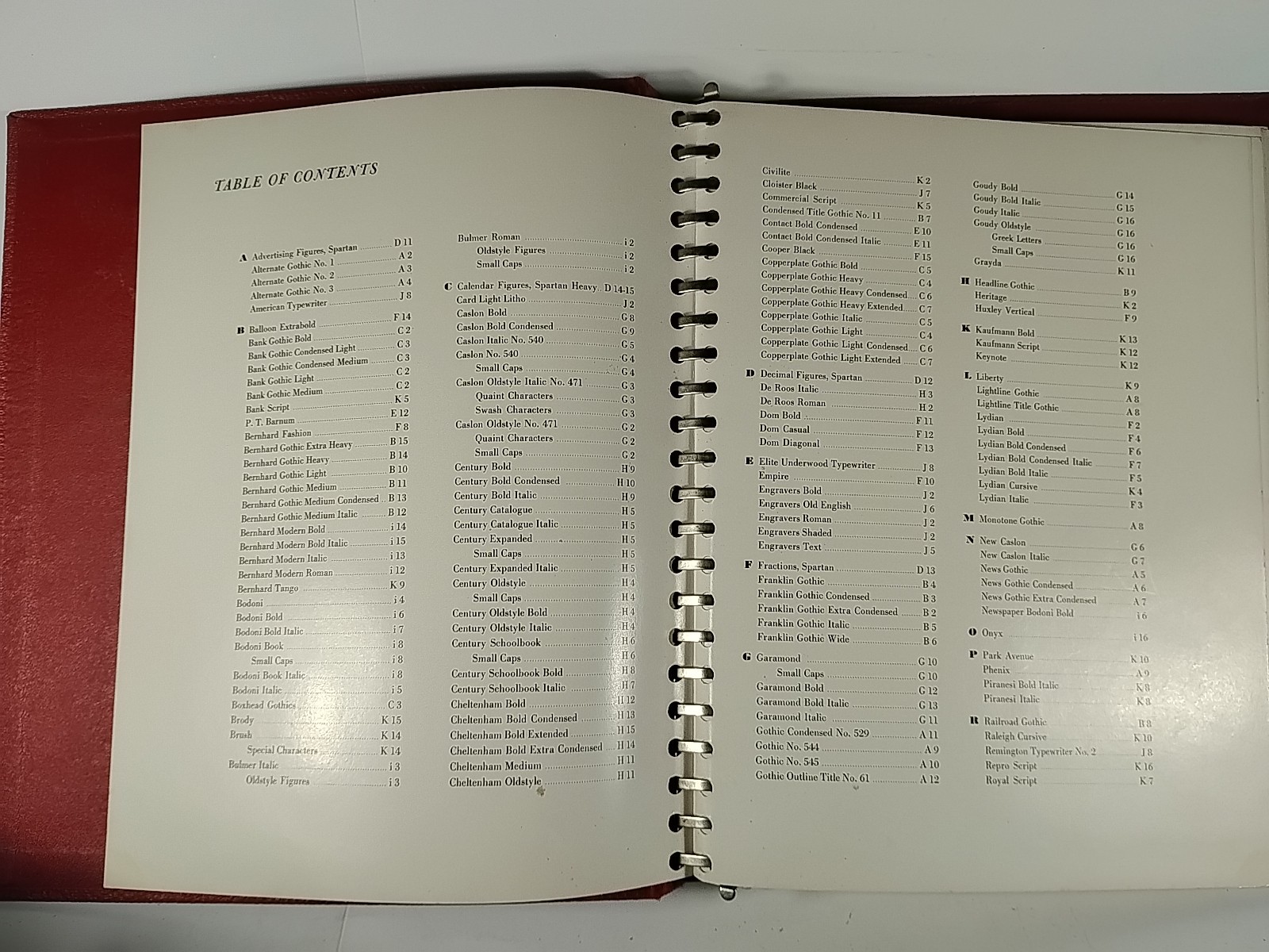 1955 American Type Founders „Design with Type“ Planning Book VINTAGE