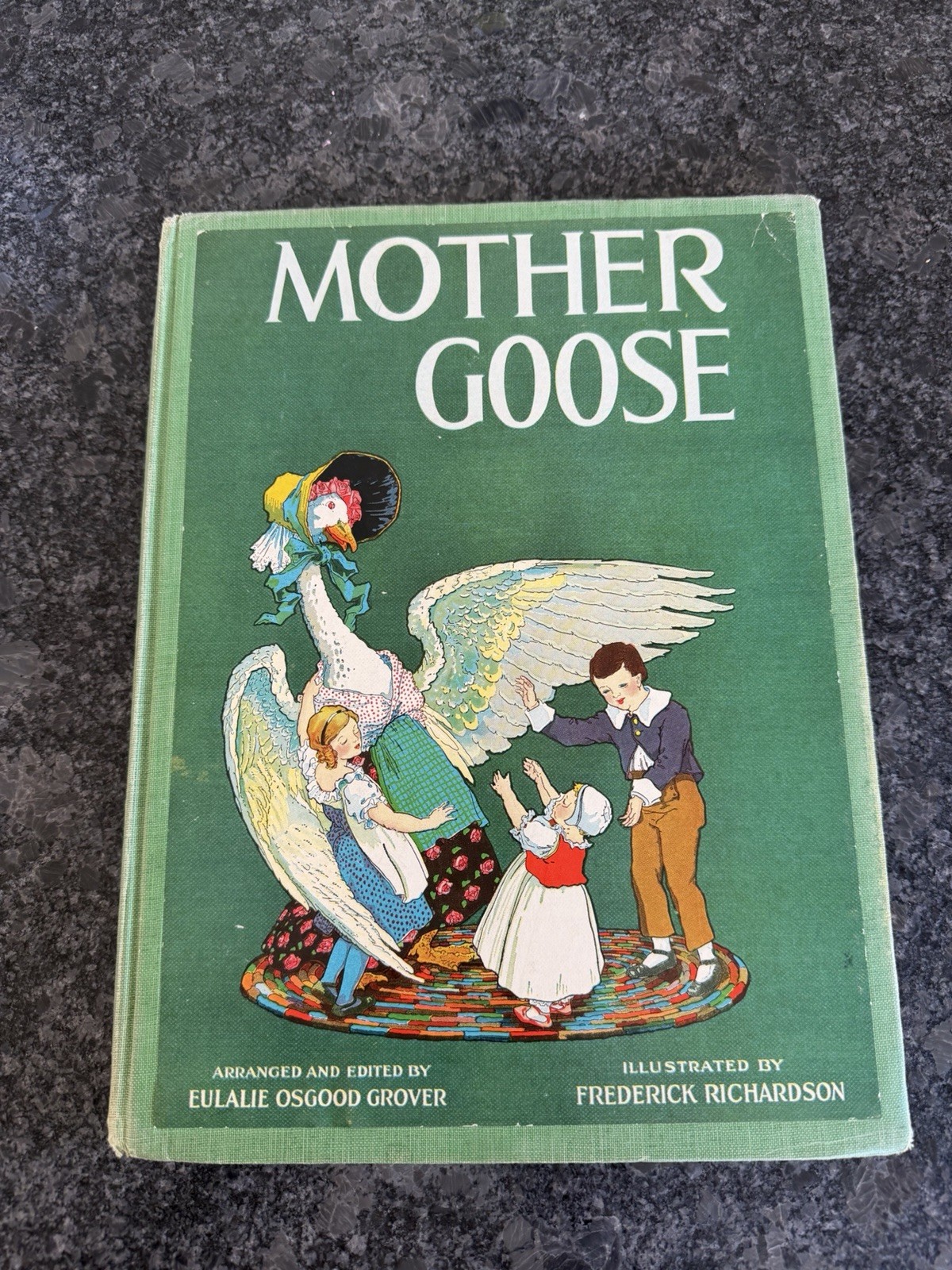 Vintage 1915 Mother Goose Book Volland Edition Grover & Richardson Donohue & Co