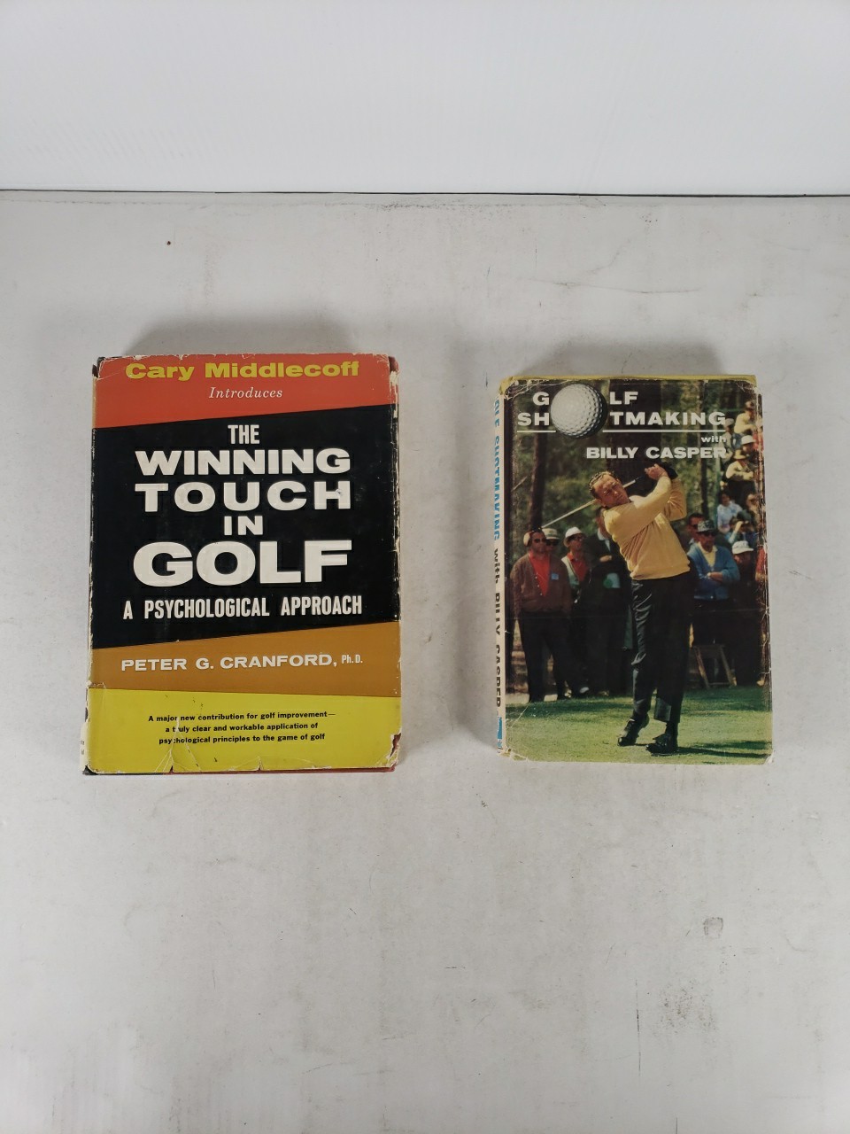 2 Vintage Golf Books – Golf Shotmaking with Billy Casper, Winning Touch in Golf