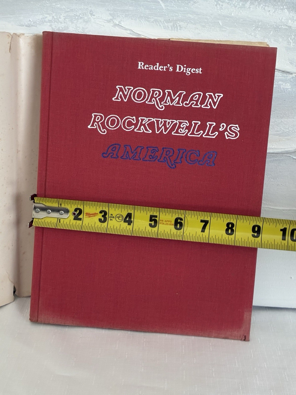 Book Reader’s Digest Hard Cover Norman Rockwell’s America 313 Pages-1978-11”by9”