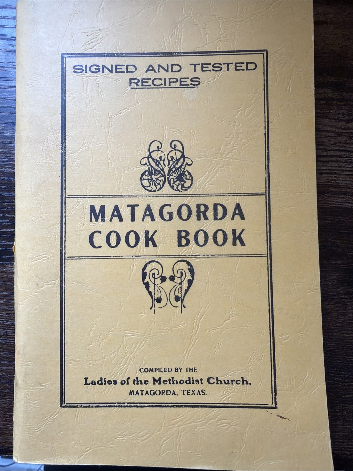 Vintage Matagora Cook Book Texas Methodist Church Local History Bay City Recipes