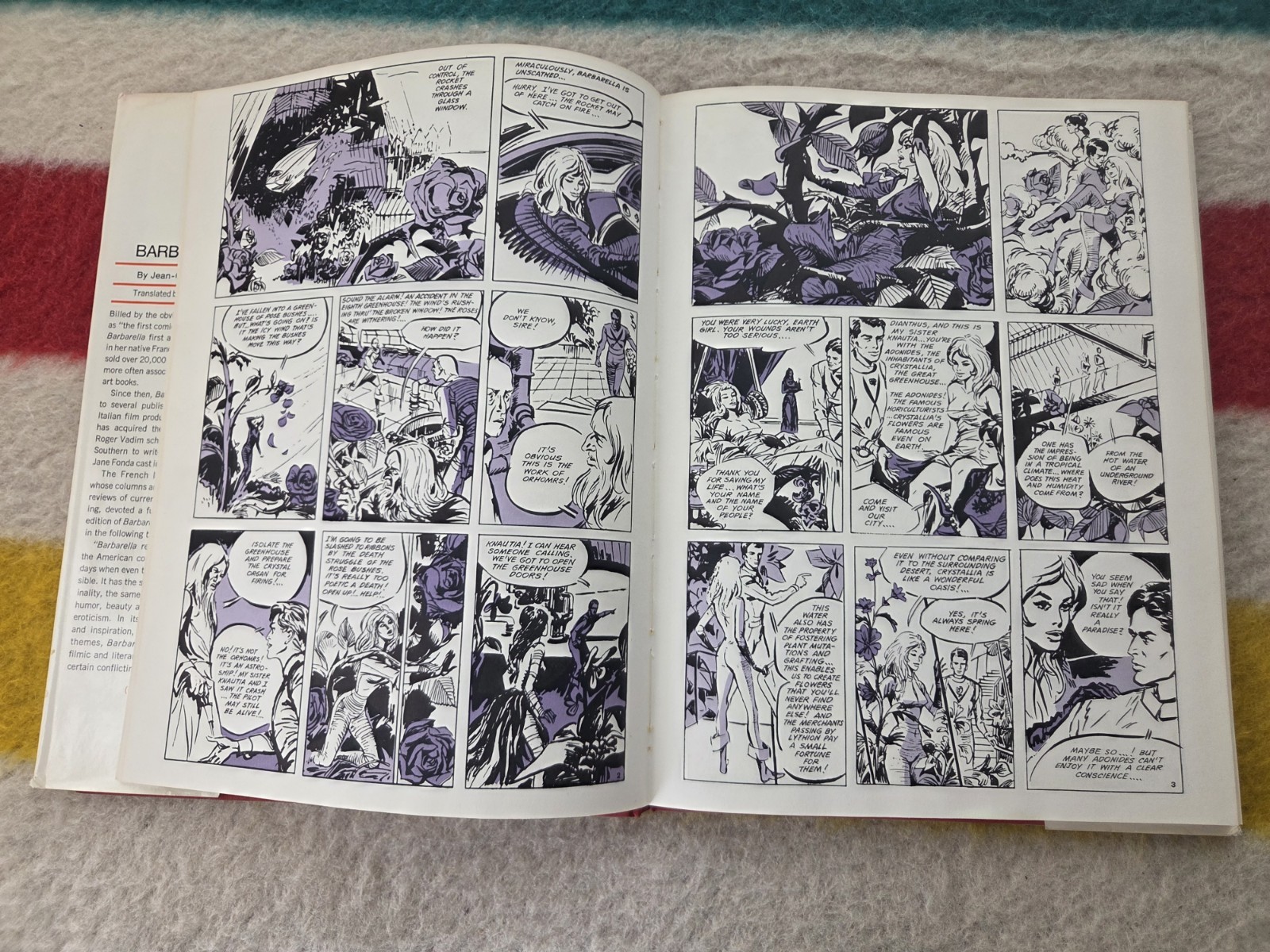 Barbarella Hardcover 1st U.S. Edition Graphic Novel Dust Jacket 1966 Grove Press