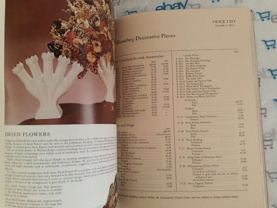 ?Williamsburg Reproduction Interior Designs for Today’s Living Craft House 1976