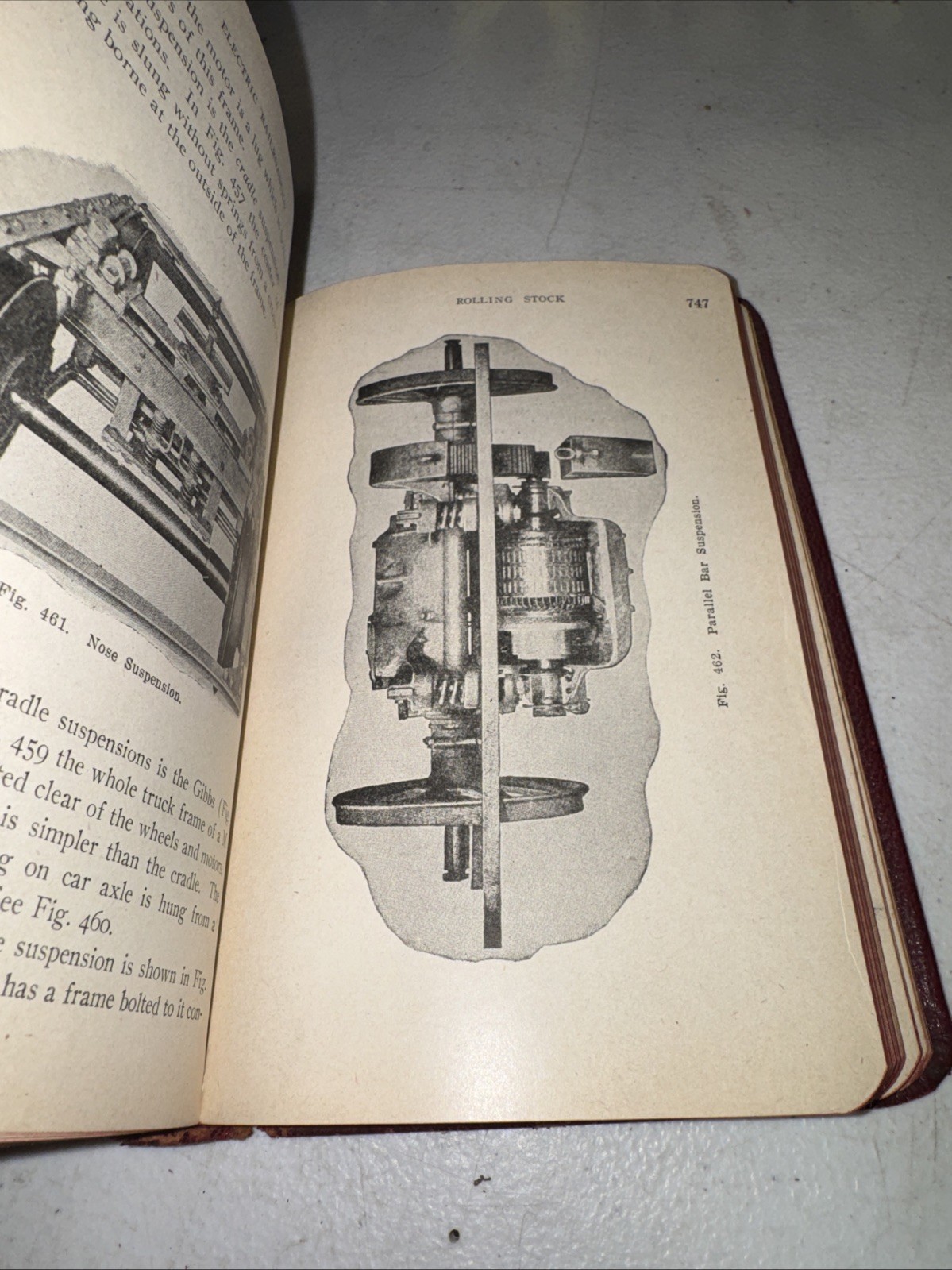 Antique 1911 Complete Practical Railroading – Leather Bound , Illustrated
