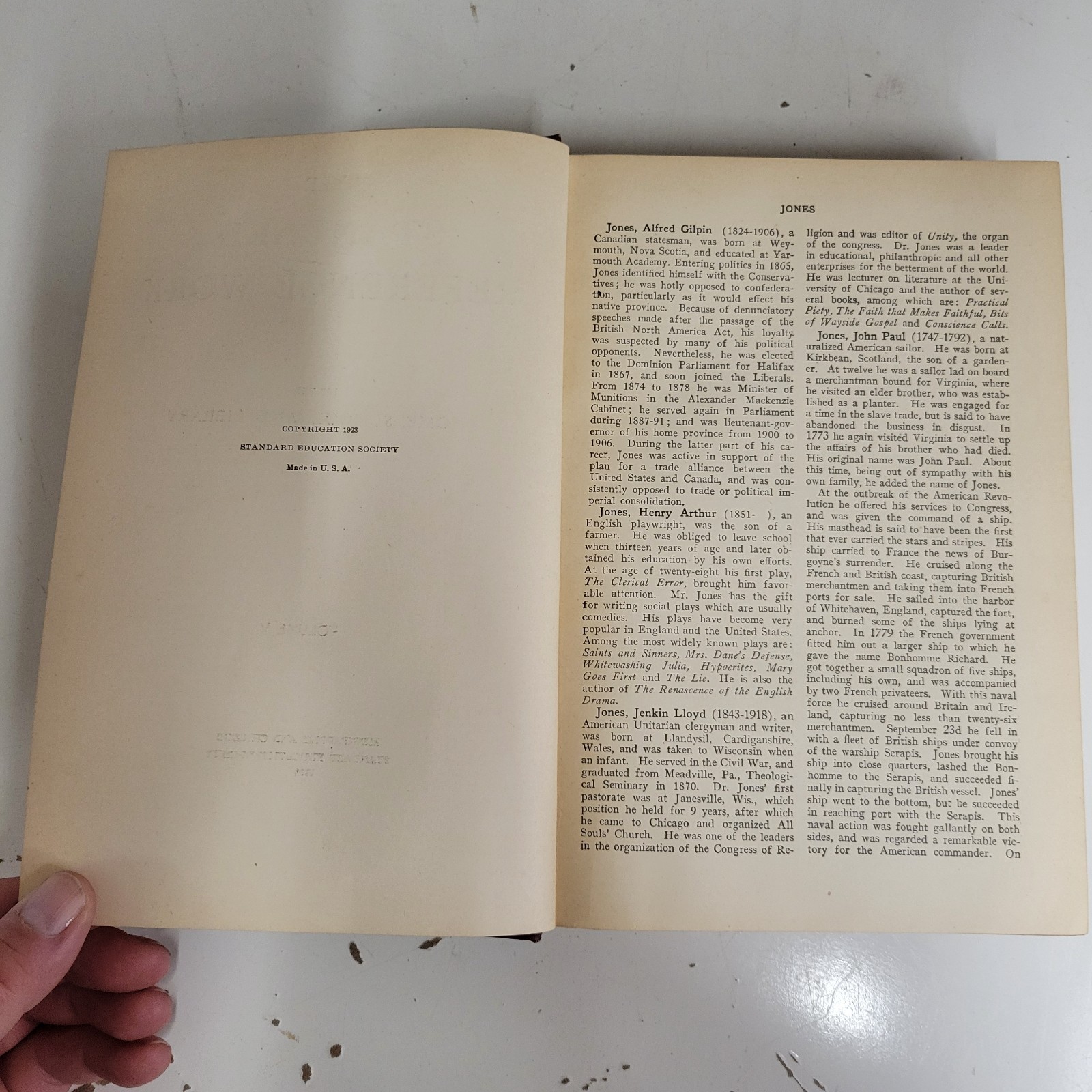 The Standard Reference Work Vol 1-10 + Loose Leaf Service 1923-24 Encyclopedia